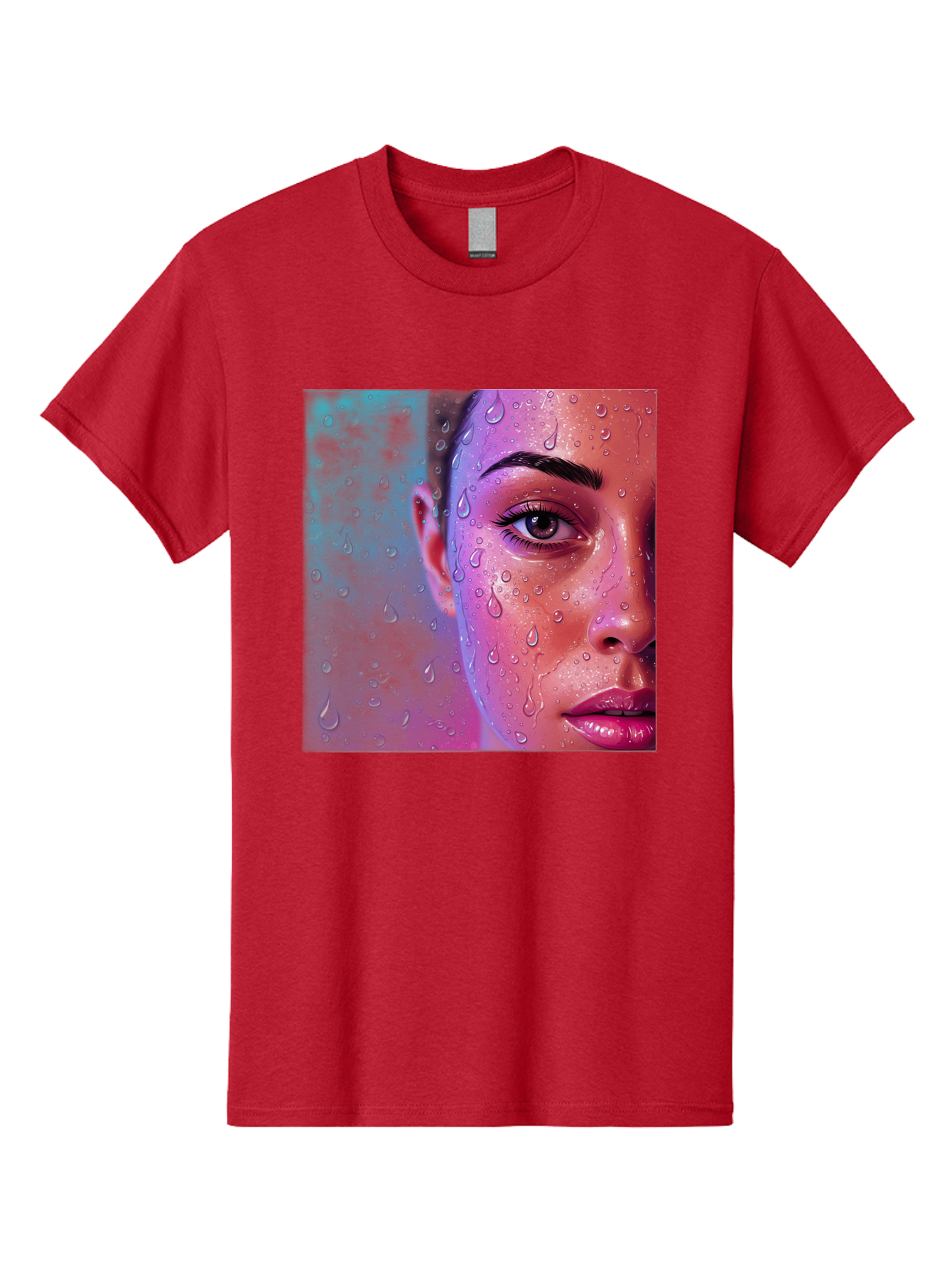 Woman-With-Water-Droplets Men'S Graphic Tee, 100% Cotton, Comfortable Casual Summer Wear, Machine Washable, Vintage Camera, Old Camera, Antique Camera, Black Camera, Classic Photography, Photography Equipment, Nostalgic Device, Film Camera, Bap020 12