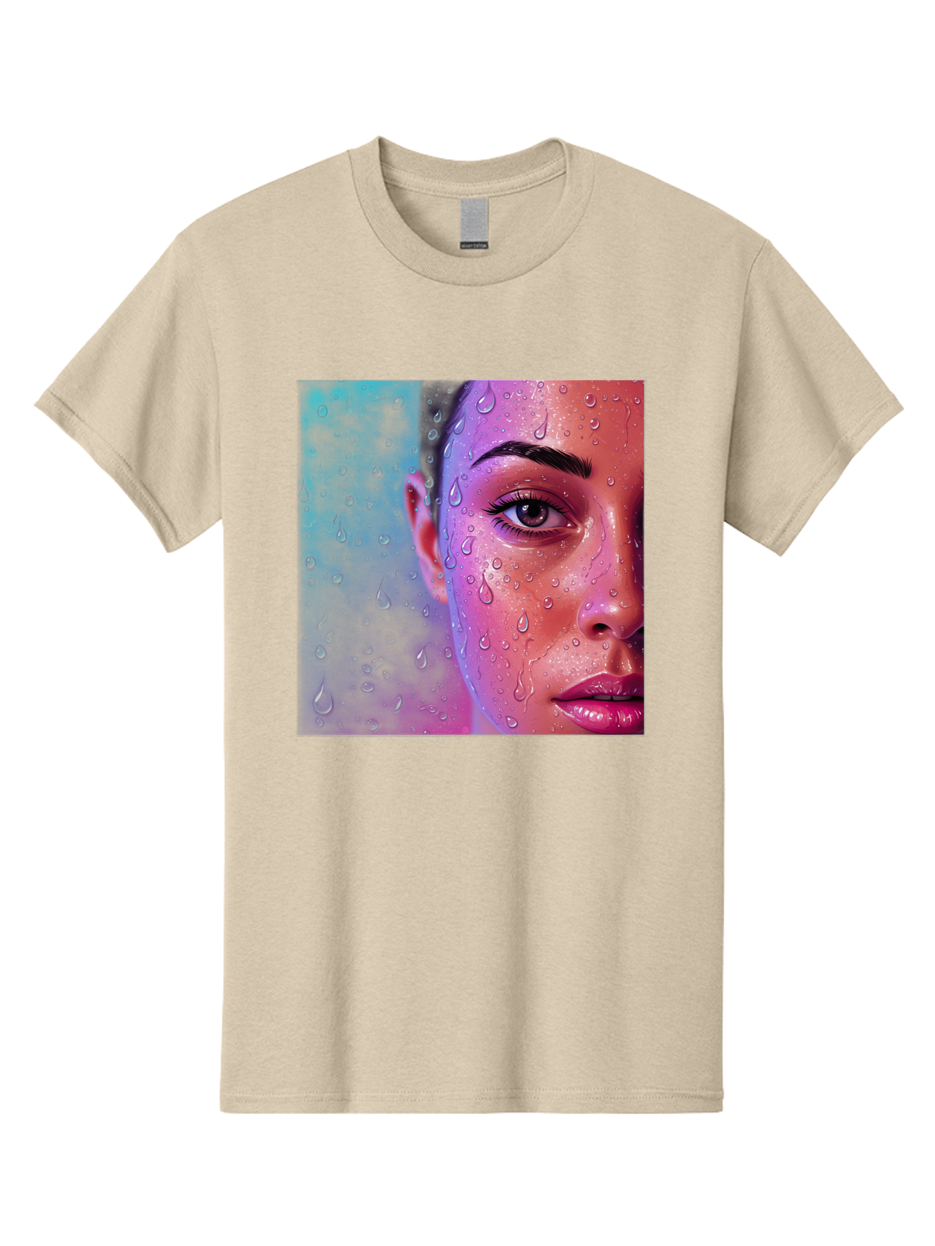 Woman-With-Water-Droplets Men'S Graphic Tee, 100% Cotton, Comfortable Casual Summer Wear, Machine Washable, Vintage Camera, Old Camera, Antique Camera, Black Camera, Classic Photography, Photography Equipment, Nostalgic Device, Film Camera, Bap020