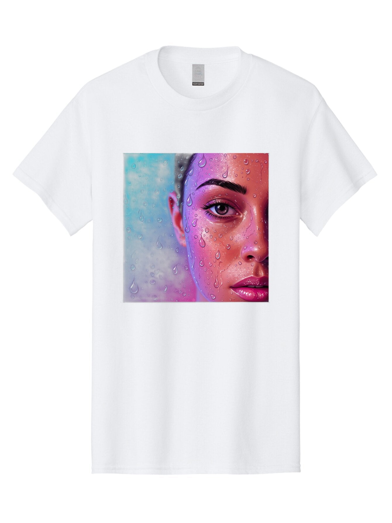 Woman-With-Water-Droplets Men'S Graphic Tee, 100% Cotton, Comfortable Casual Summer Wear, Machine Washable, Vintage Camera, Old Camera, Antique Camera, Black Camera, Classic Photography, Photography Equipment, Nostalgic Device, Film Camera, Bap020