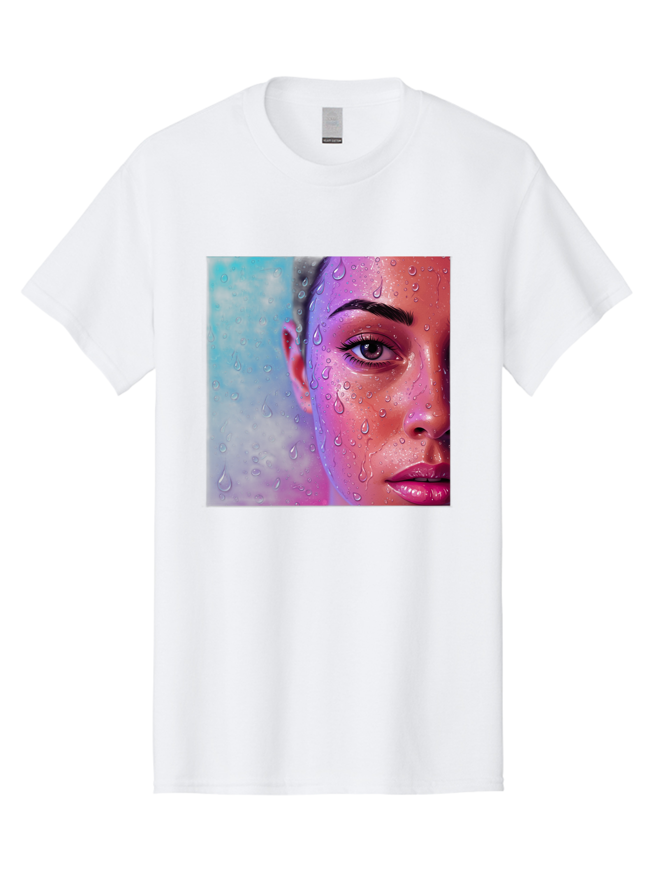 Woman-With-Water-Droplets Men'S Graphic Tee, 100% Cotton, Comfortable Casual Summer Wear, Machine Washable, Vintage Camera, Old Camera, Antique Camera, Black Camera, Classic Photography, Photography Equipment, Nostalgic Device, Film Camera, Bap020 10