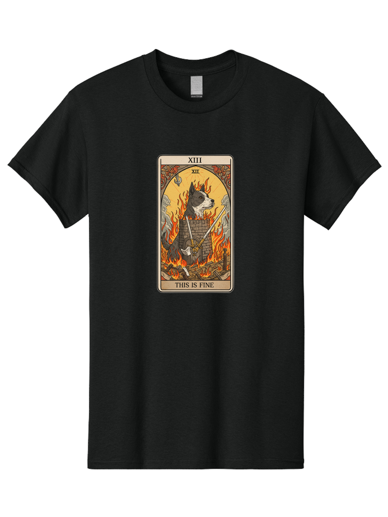 Xiii-Tarot-Card Men'S Graphic Tee, 100% Cotton, Comfortable Casual Summer Wear, Machine Washable, Vintage Camera, Old Camera, Antique Camera, Black Camera, Classic Photography, Photography Equipment, Nostalgic Device, Film Camera, Camera Art Bap026 15