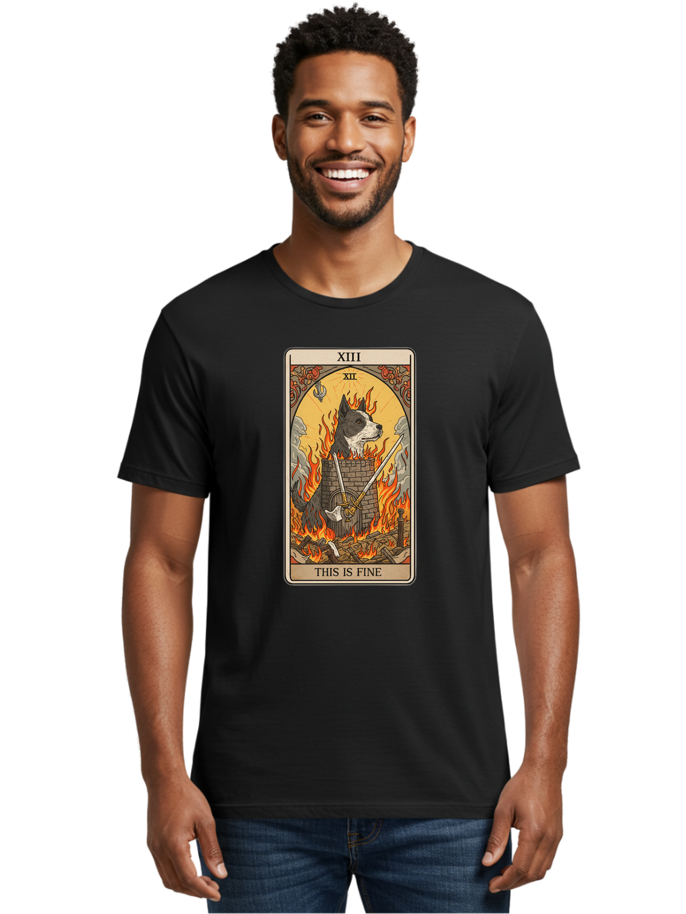 Xiii-Tarot-Card Men'S Graphic Tee, 100% Cotton, Comfortable Casual Summer Wear, Machine Washable, Vintage Camera, Old Camera, Antique Camera, Black Camera, Classic Photography, Photography Equipment, Nostalgic Device, Film Camera, Camera Art Bap026 30