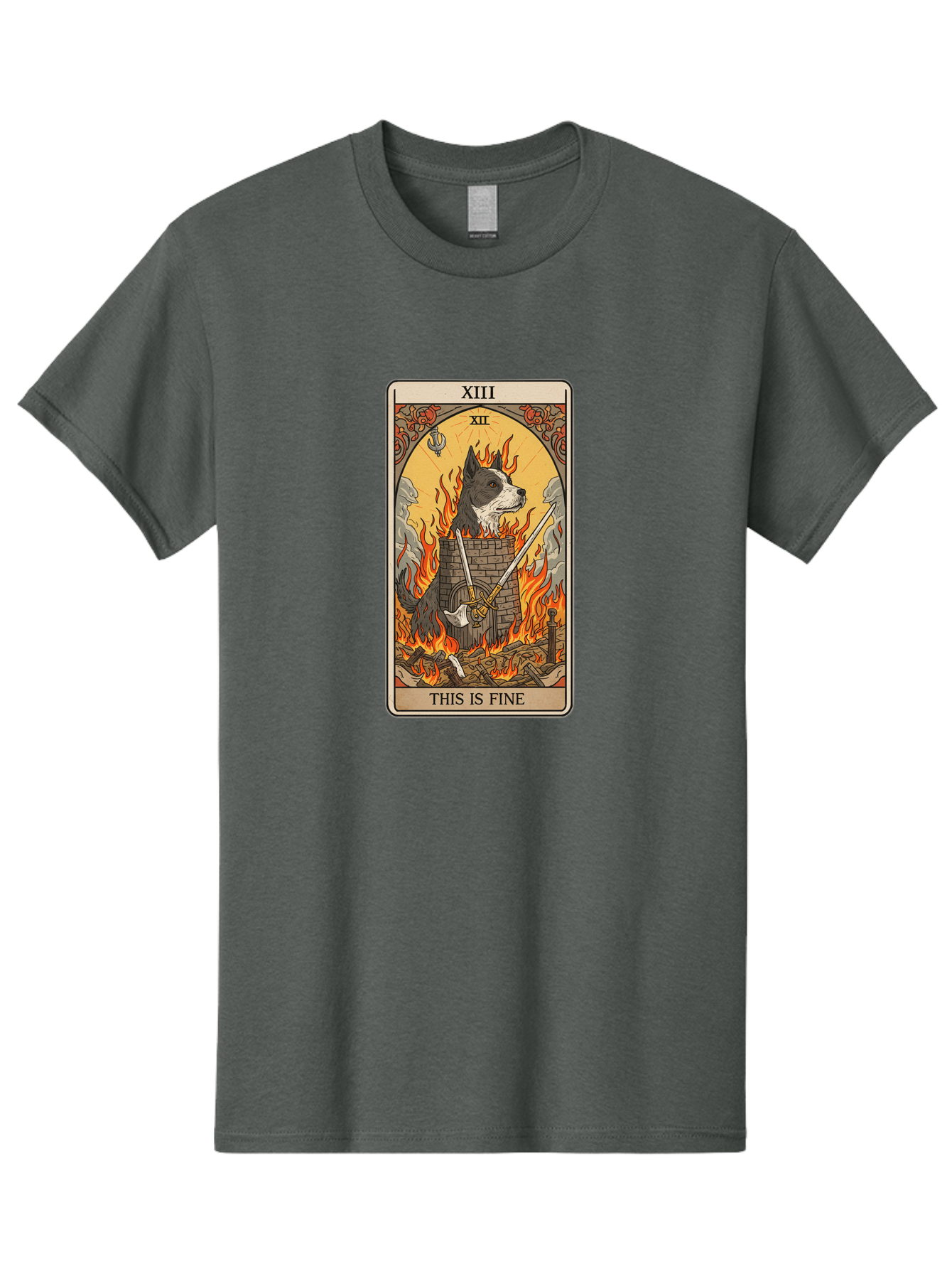 Xiii-Tarot-Card Men'S Graphic Tee, 100% Cotton, Comfortable Casual Summer Wear, Machine Washable, Vintage Camera, Old Camera, Antique Camera, Black Camera, Classic Photography, Photography Equipment, Nostalgic Device, Film Camera, Camera Art Bap026 13