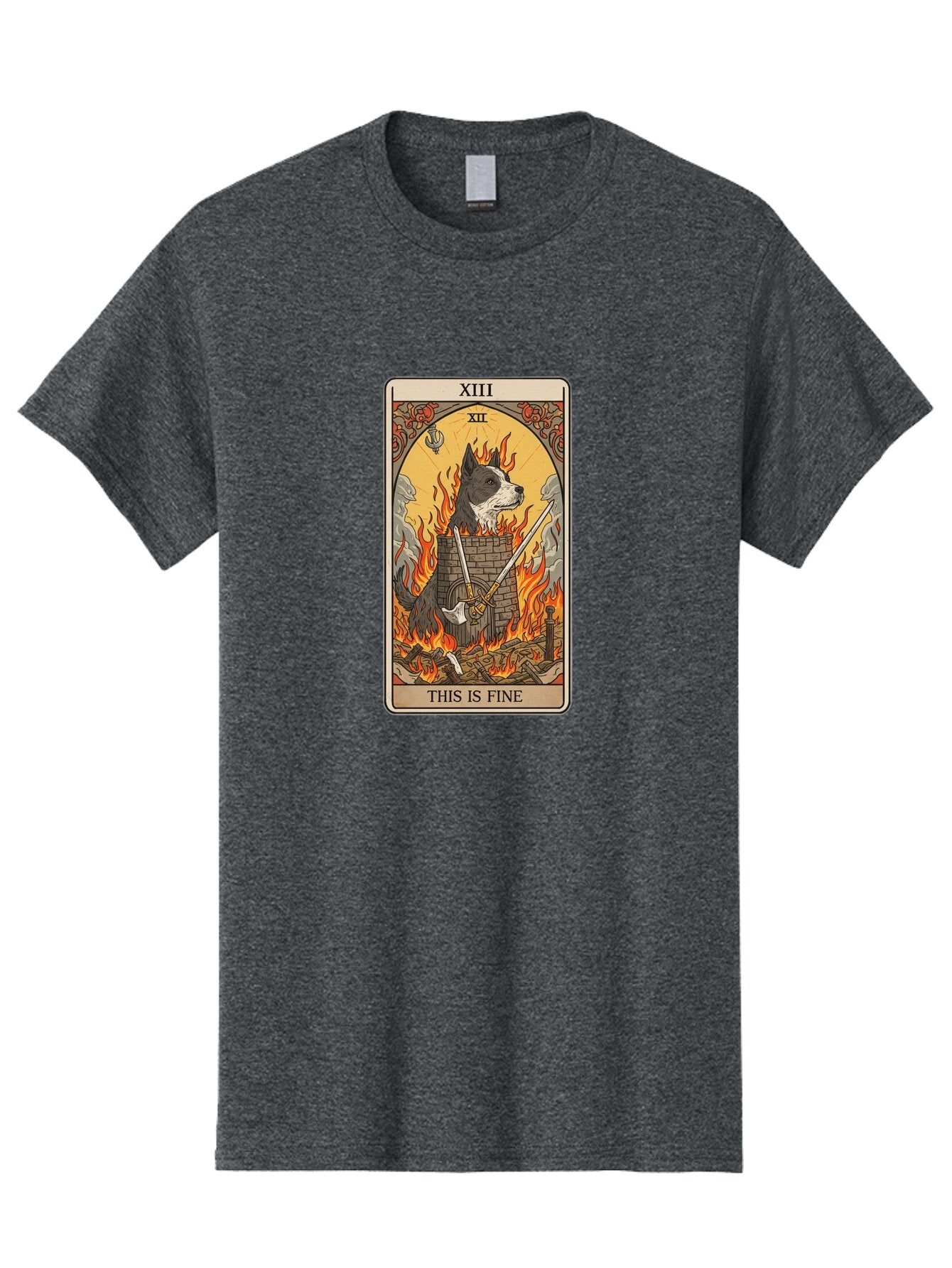 Xiii-Tarot-Card Men'S Graphic Tee, 100% Cotton, Comfortable Casual Summer Wear, Machine Washable, Vintage Camera, Old Camera, Antique Camera, Black Camera, Classic Photography, Photography Equipment, Nostalgic Device, Film Camera, Camera Art Bap026 3