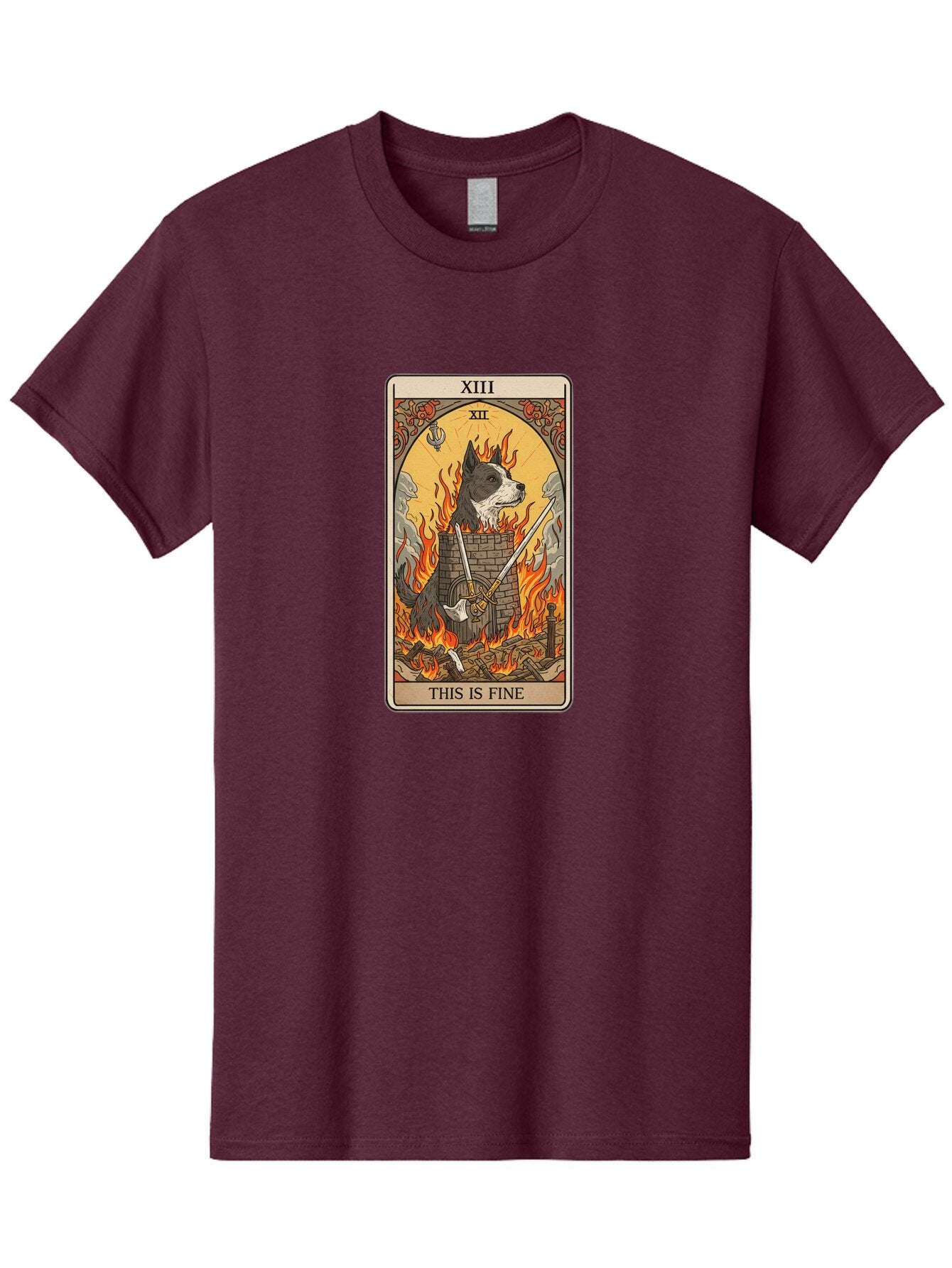 Xiii-Tarot-Card Men'S Graphic Tee, 100% Cotton, Comfortable Casual Summer Wear, Machine Washable, Vintage Camera, Old Camera, Antique Camera, Black Camera, Classic Photography, Photography Equipment, Nostalgic Device, Film Camera, Camera Art Bap026 8