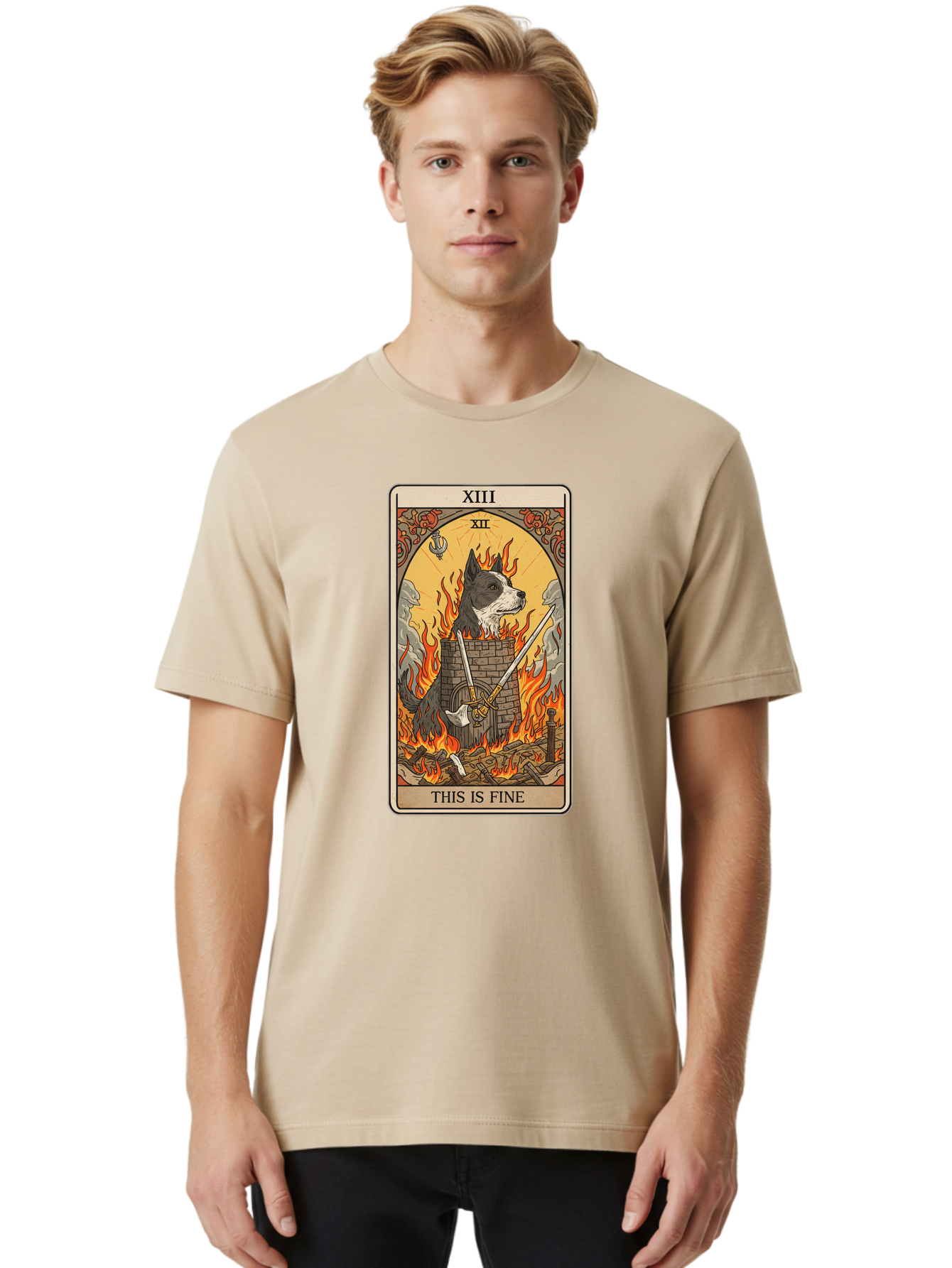 Xiii-Tarot-Card Men'S Graphic Tee, 100% Cotton, Comfortable Casual Summer Wear, Machine Washable, Vintage Camera, Old Camera, Antique Camera, Black Camera, Classic Photography, Photography Equipment, Nostalgic Device, Film Camera, Camera Art Bap026 18