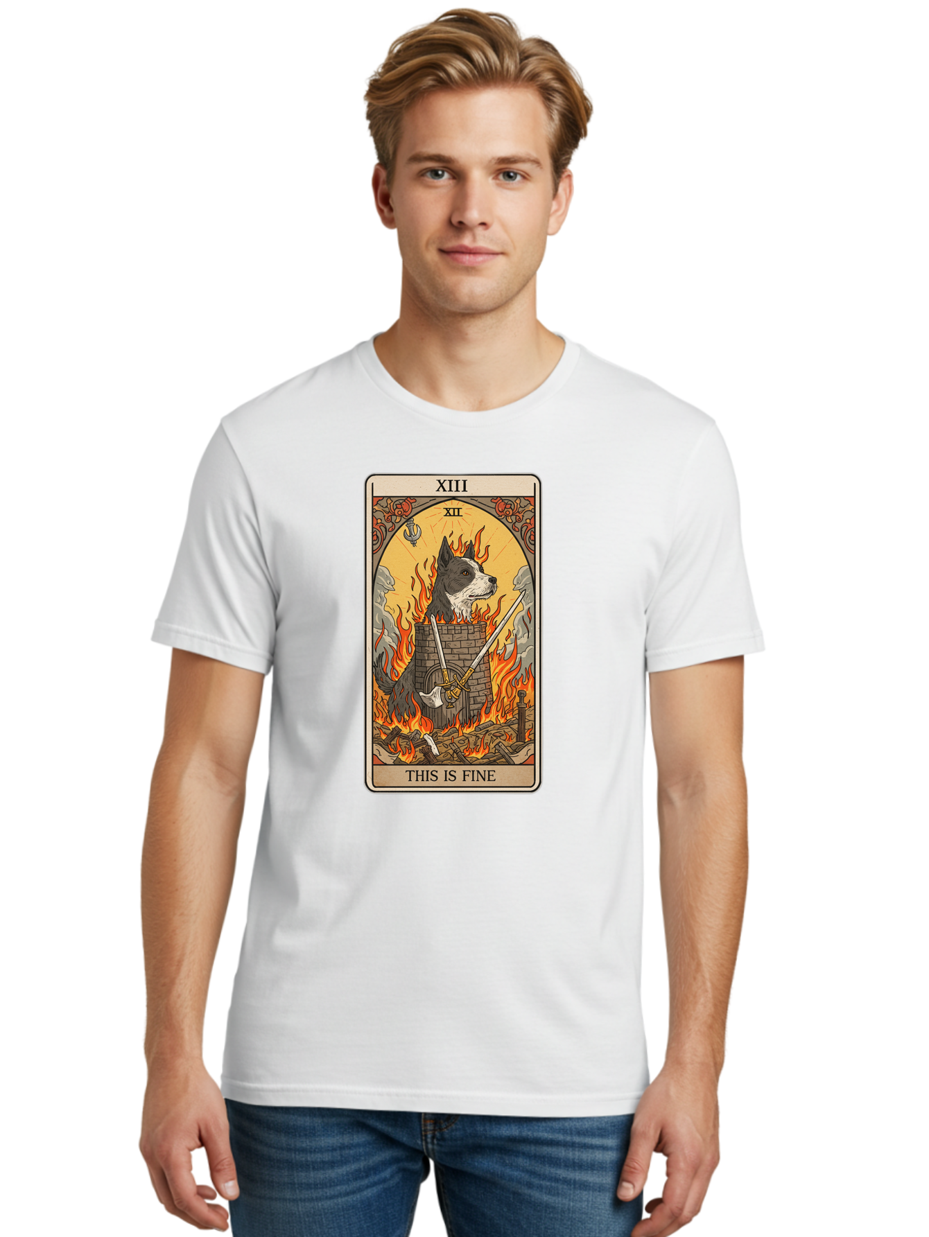 Xiii-Tarot-Card Men'S Graphic Tee, 100% Cotton, Comfortable Casual Summer Wear, Machine Washable, Vintage Camera, Old Camera, Antique Camera, Black Camera, Classic Photography, Photography Equipment, Nostalgic Device, Film Camera, Camera Art Bap026 29