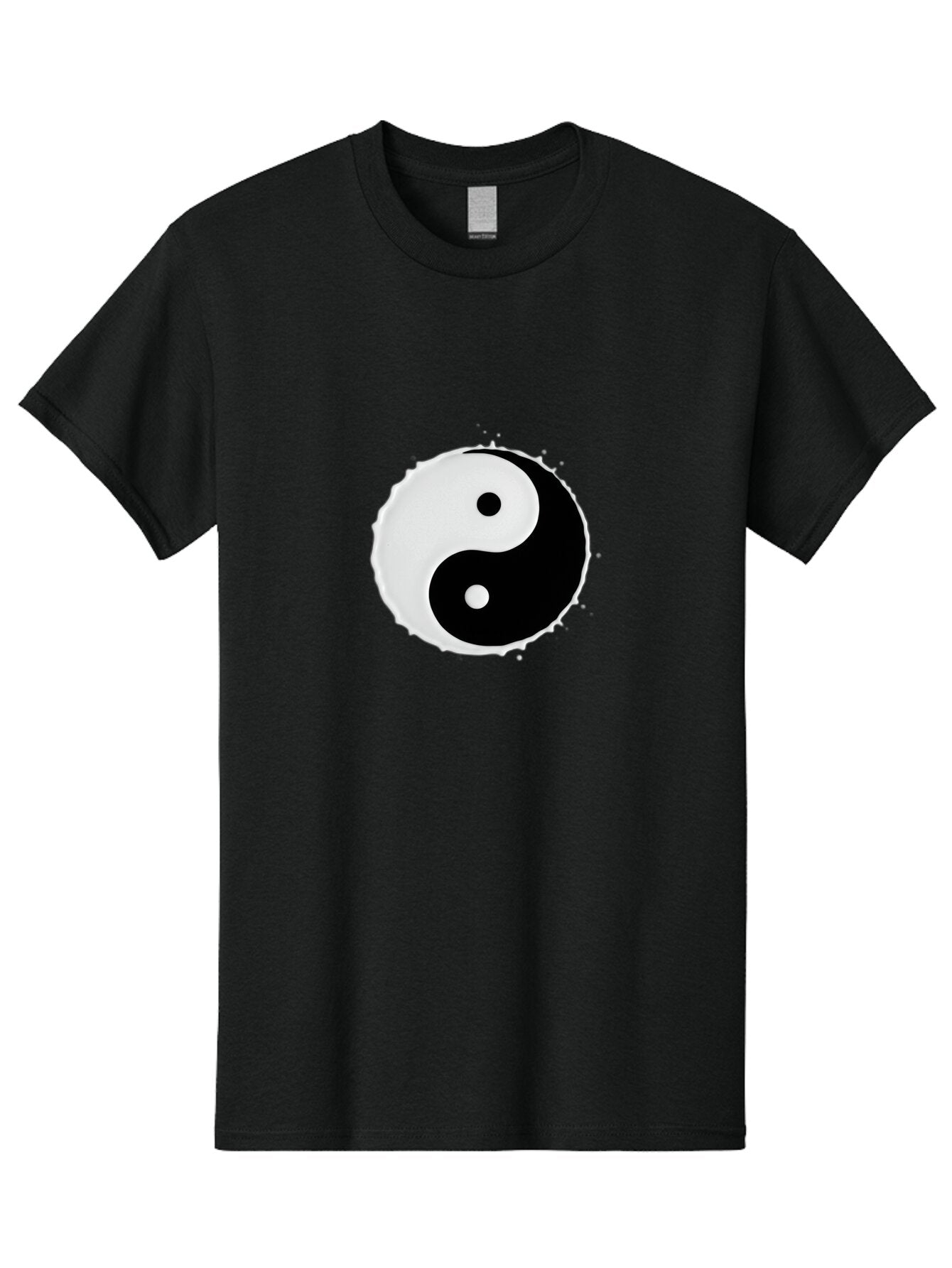 Yin-Yang Men'S Graphic Tee, 100% Cotton, Comfortable Casual Summer Wear, Machine Washable, Vintage Camera, Old Camera, Antique Camera, Black Camera, Classic Photography, Photography Equipment, Nostalgic Device, Film Camera, Camera Art Bap031 3