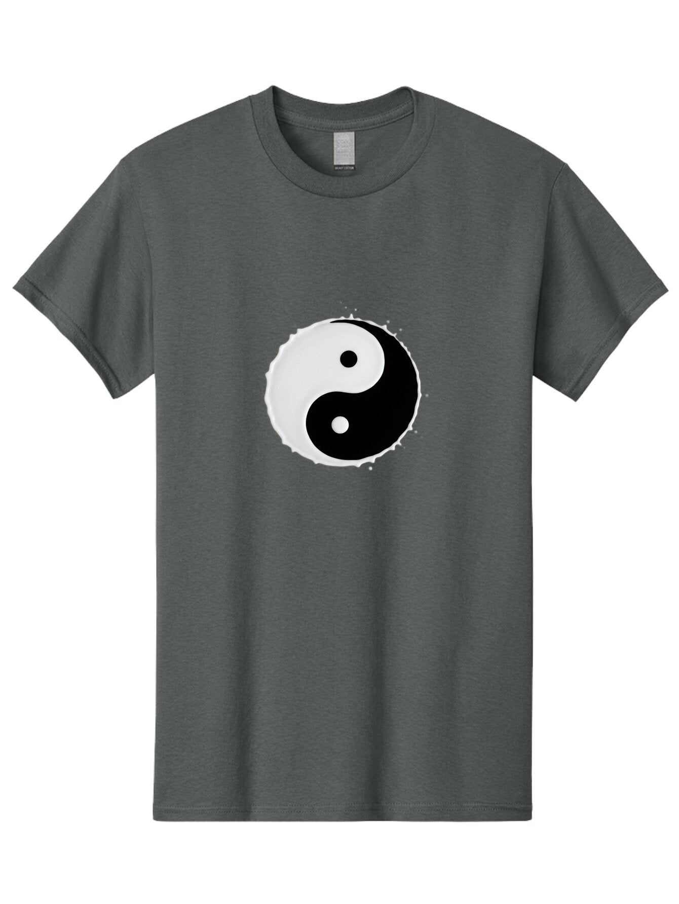 Yin-Yang Men'S Graphic Tee, 100% Cotton, Comfortable Casual Summer Wear, Machine Washable, Vintage Camera, Old Camera, Antique Camera, Black Camera, Classic Photography, Photography Equipment, Nostalgic Device, Film Camera, Camera Art Bap031 6