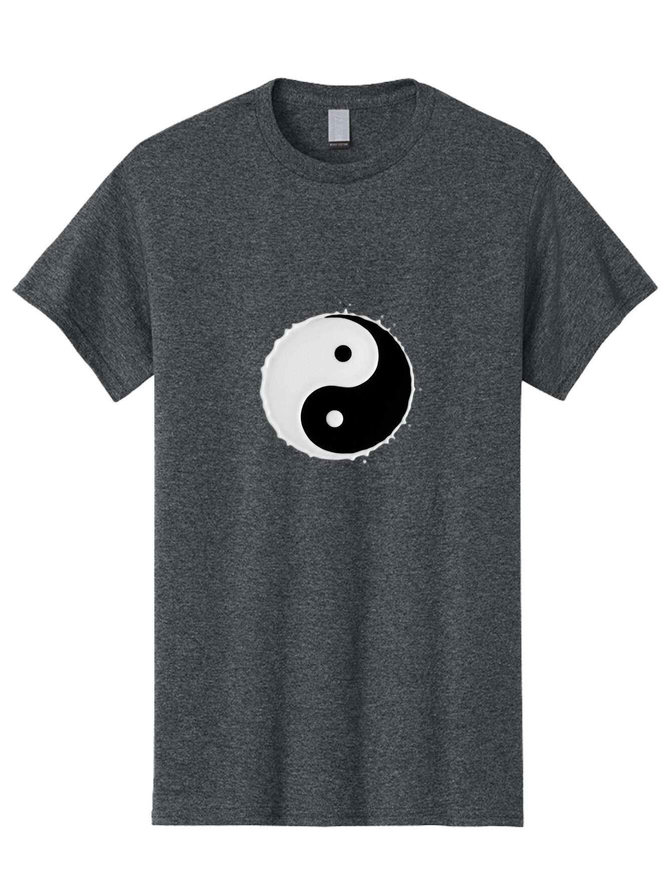 Yin-Yang Men'S Graphic Tee, 100% Cotton, Comfortable Casual Summer Wear, Machine Washable, Vintage Camera, Old Camera, Antique Camera, Black Camera, Classic Photography, Photography Equipment, Nostalgic Device, Film Camera, Camera Art Bap031