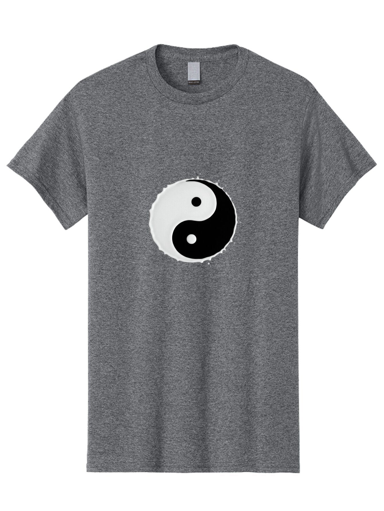 Yin-Yang Men'S Graphic Tee, 100% Cotton, Comfortable Casual Summer Wear, Machine Washable, Vintage Camera, Old Camera, Antique Camera, Black Camera, Classic Photography, Photography Equipment, Nostalgic Device, Film Camera, Camera Art Bap031 7