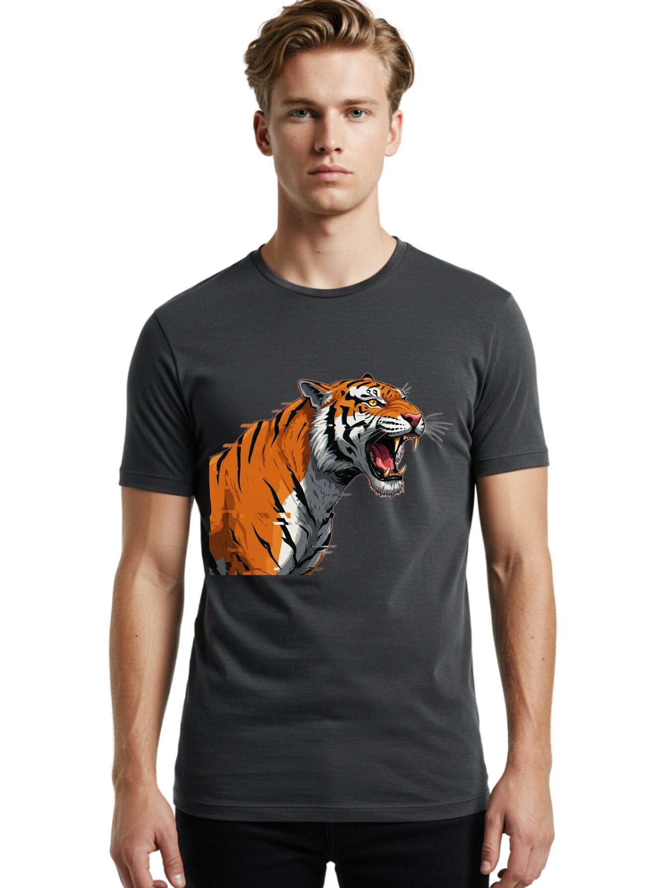 Aggressive-Tiger Men'S Graphic Tee, 100% Cotton, Comfortable Casual Summer Wear, Machine Washable, Vintage Camera, Old Camera, Antique Camera, Black Camera, Classic Photography, Photography Equipment, Nostalgic Device, Film Camera, Camera Art Bap037 26