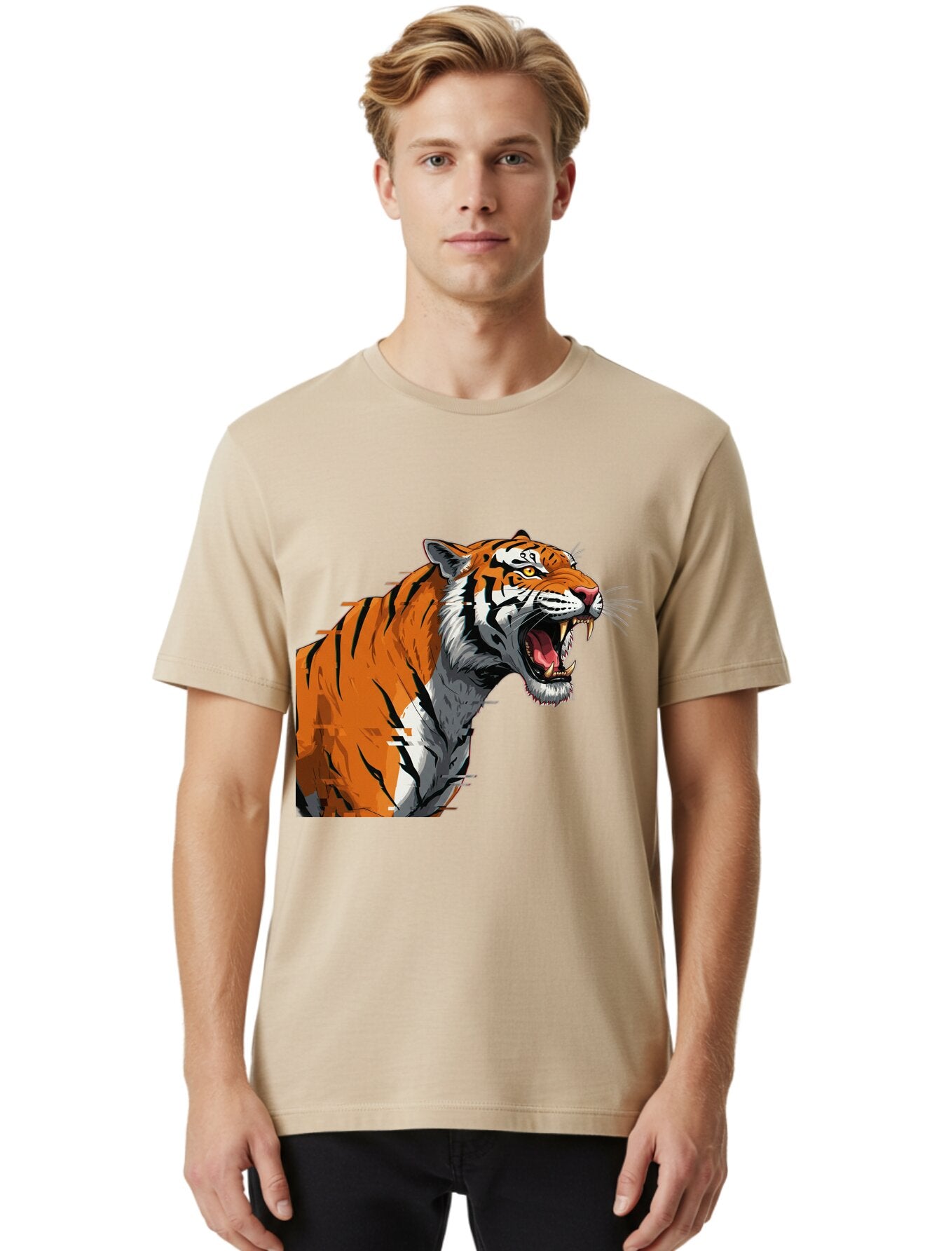 Aggressive-Tiger Men'S Graphic Tee, 100% Cotton, Comfortable Casual Summer Wear, Machine Washable, Vintage Camera, Old Camera, Antique Camera, Black Camera, Classic Photography, Photography Equipment, Nostalgic Device, Film Camera, Camera Art Bap037 30