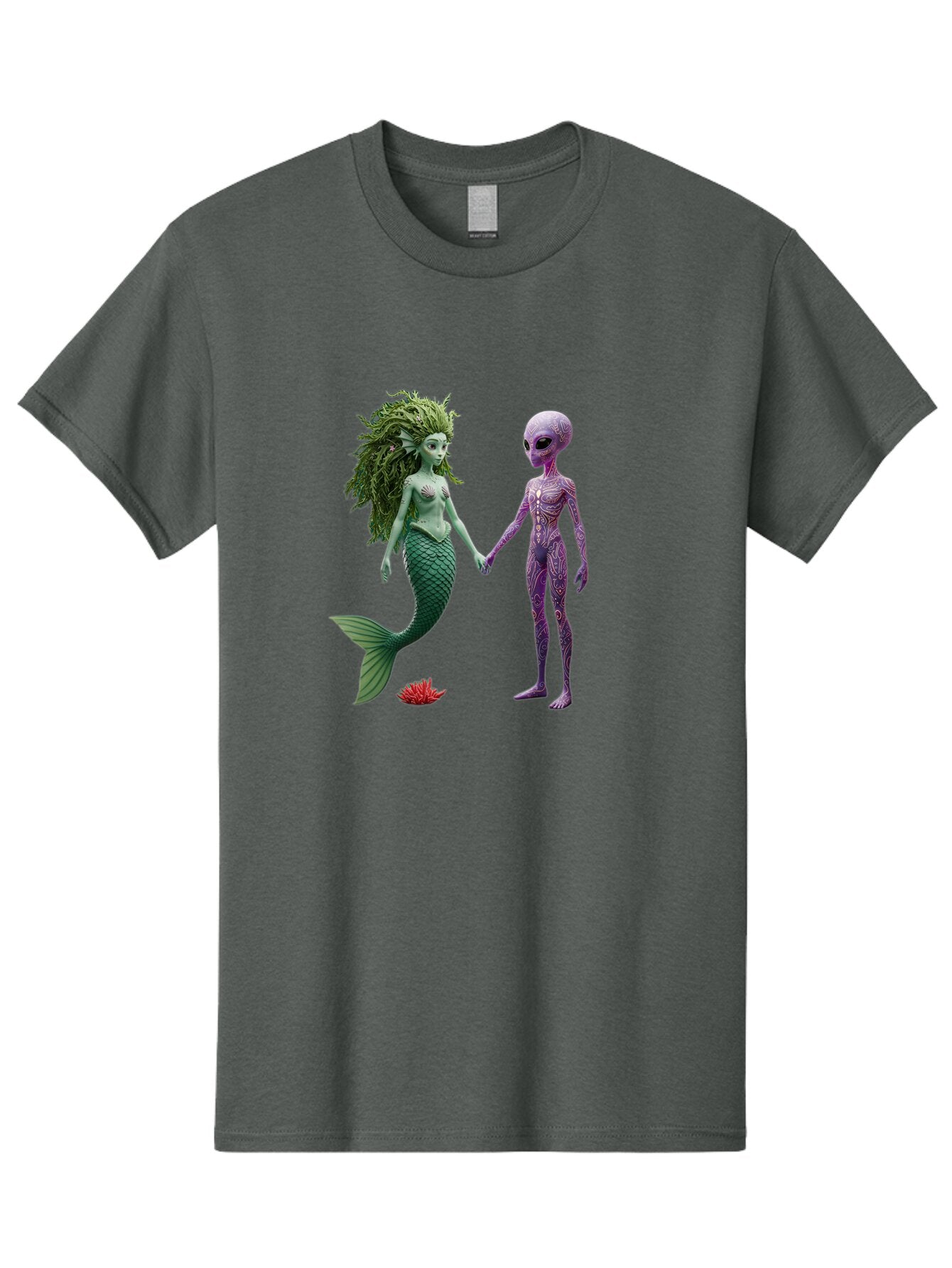 Alien-And-Mermaid Men'S Graphic Tee, 100% Cotton, Comfortable Casual Summer Wear, Machine Washable, Vintage Camera, Old Camera, Antique Camera, Black Camera, Classic Photography, Photography Equipment, Nostalgic Device, Film Camera, Camera Art Bap039 6