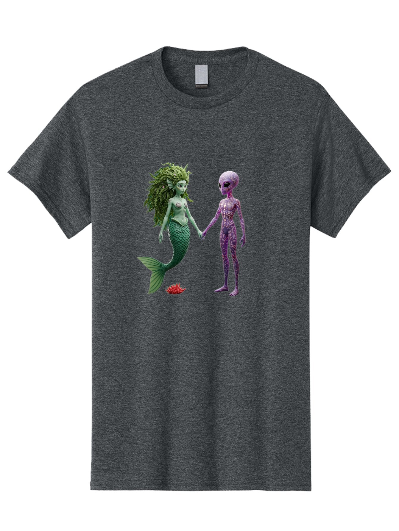 Alien-And-Mermaid Men'S Graphic Tee, 100% Cotton, Comfortable Casual Summer Wear, Machine Washable, Vintage Camera, Old Camera, Antique Camera, Black Camera, Classic Photography, Photography Equipment, Nostalgic Device, Film Camera, Camera Art Bap039 4