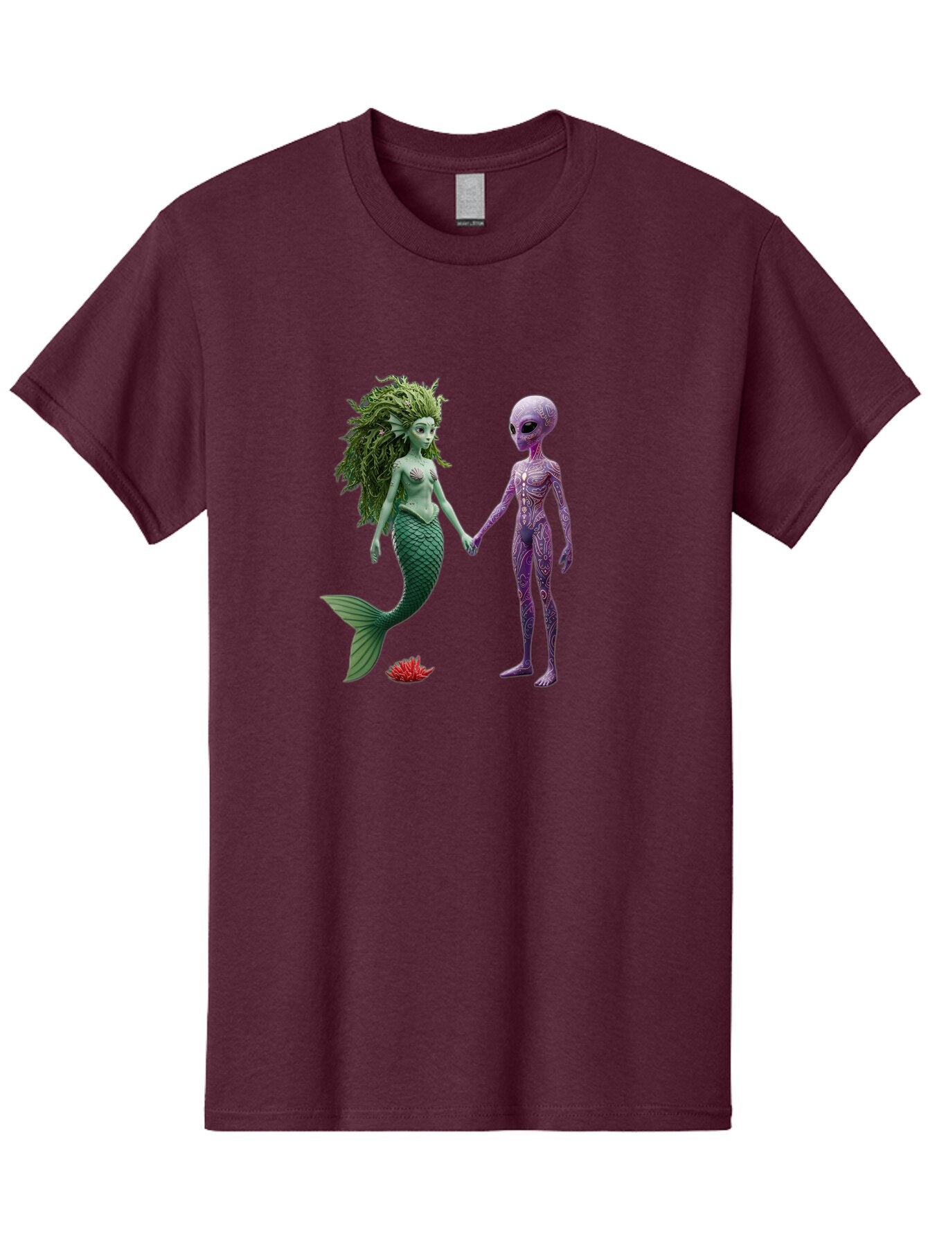 Alien-And-Mermaid Men'S Graphic Tee, 100% Cotton, Comfortable Casual Summer Wear, Machine Washable, Vintage Camera, Old Camera, Antique Camera, Black Camera, Classic Photography, Photography Equipment, Nostalgic Device, Film Camera, Camera Art Bap039 14
