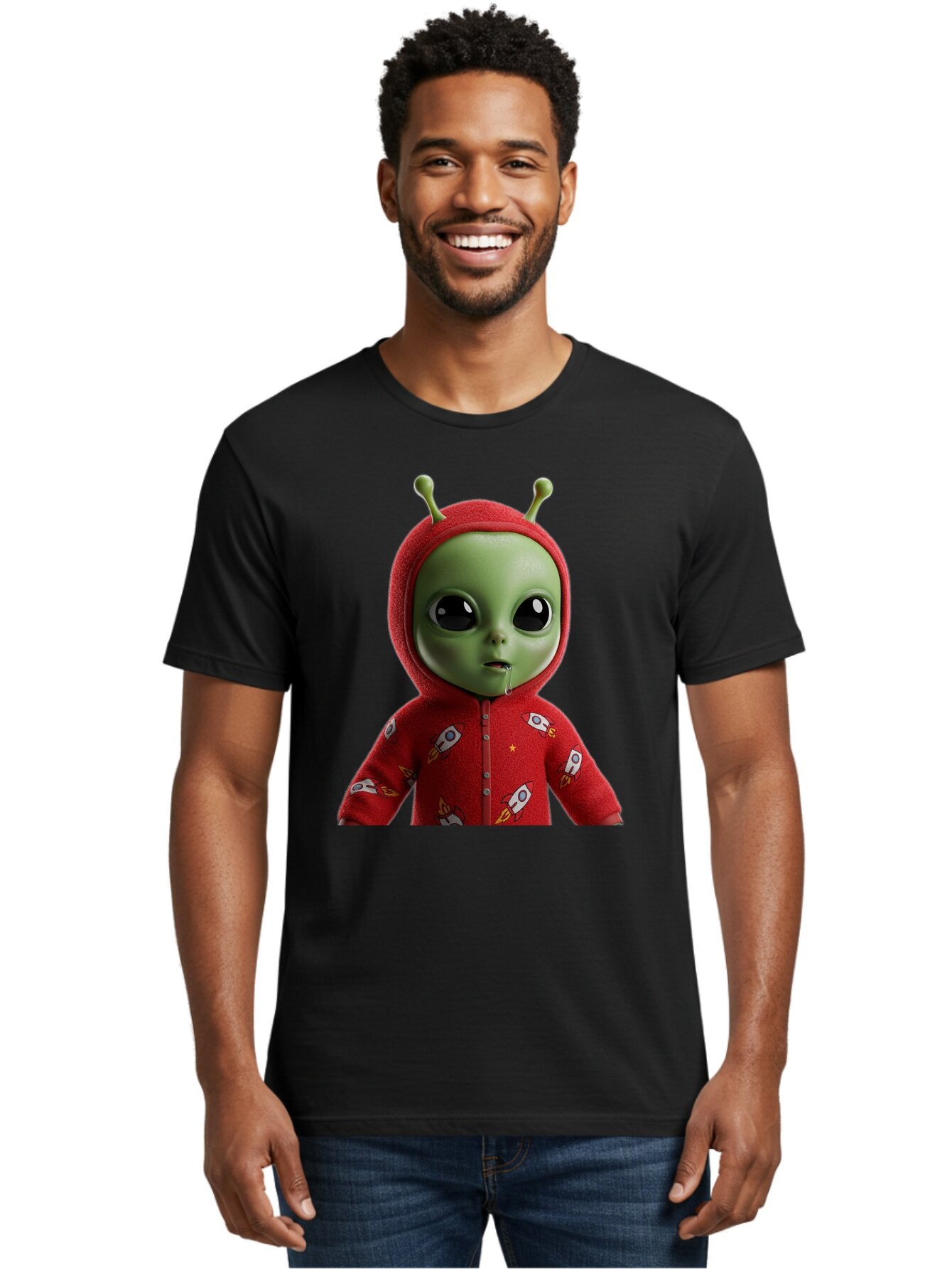 Alien-Baby-2 Men'S Graphic Tee, 100% Cotton, Comfortable Casual Summer Wear, Machine Washable, Vintage Camera, Old Camera, Antique Camera, Black Camera, Classic Photography, Photography Equipment, Nostalgic Device, Film Camera, Camera Art Bap041 25