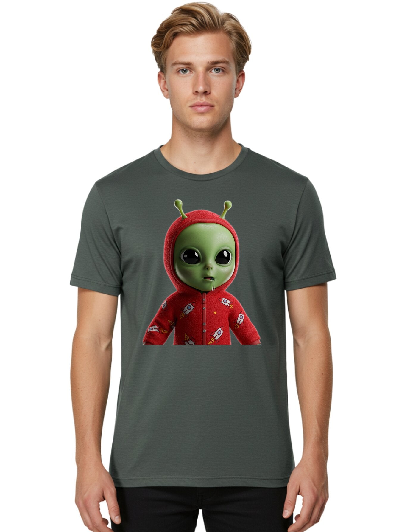 Alien-Baby-2 Men'S Graphic Tee, 100% Cotton, Comfortable Casual Summer Wear, Machine Washable, Vintage Camera, Old Camera, Antique Camera, Black Camera, Classic Photography, Photography Equipment, Nostalgic Device, Film Camera, Camera Art Bap041 21