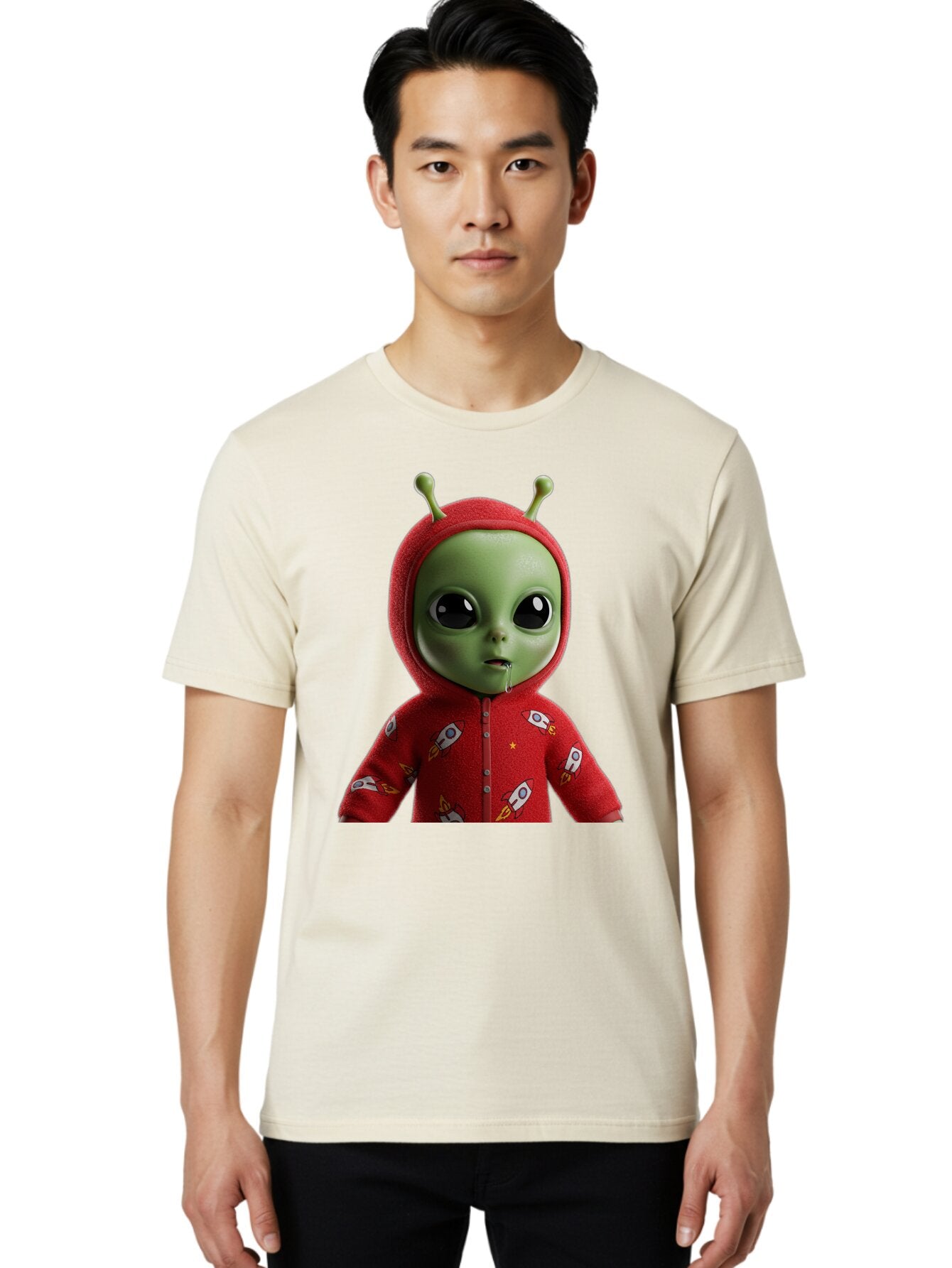 Alien-Baby-2 Men'S Graphic Tee, 100% Cotton, Comfortable Casual Summer Wear, Machine Washable, Vintage Camera, Old Camera, Antique Camera, Black Camera, Classic Photography, Photography Equipment, Nostalgic Device, Film Camera, Camera Art Bap041 18