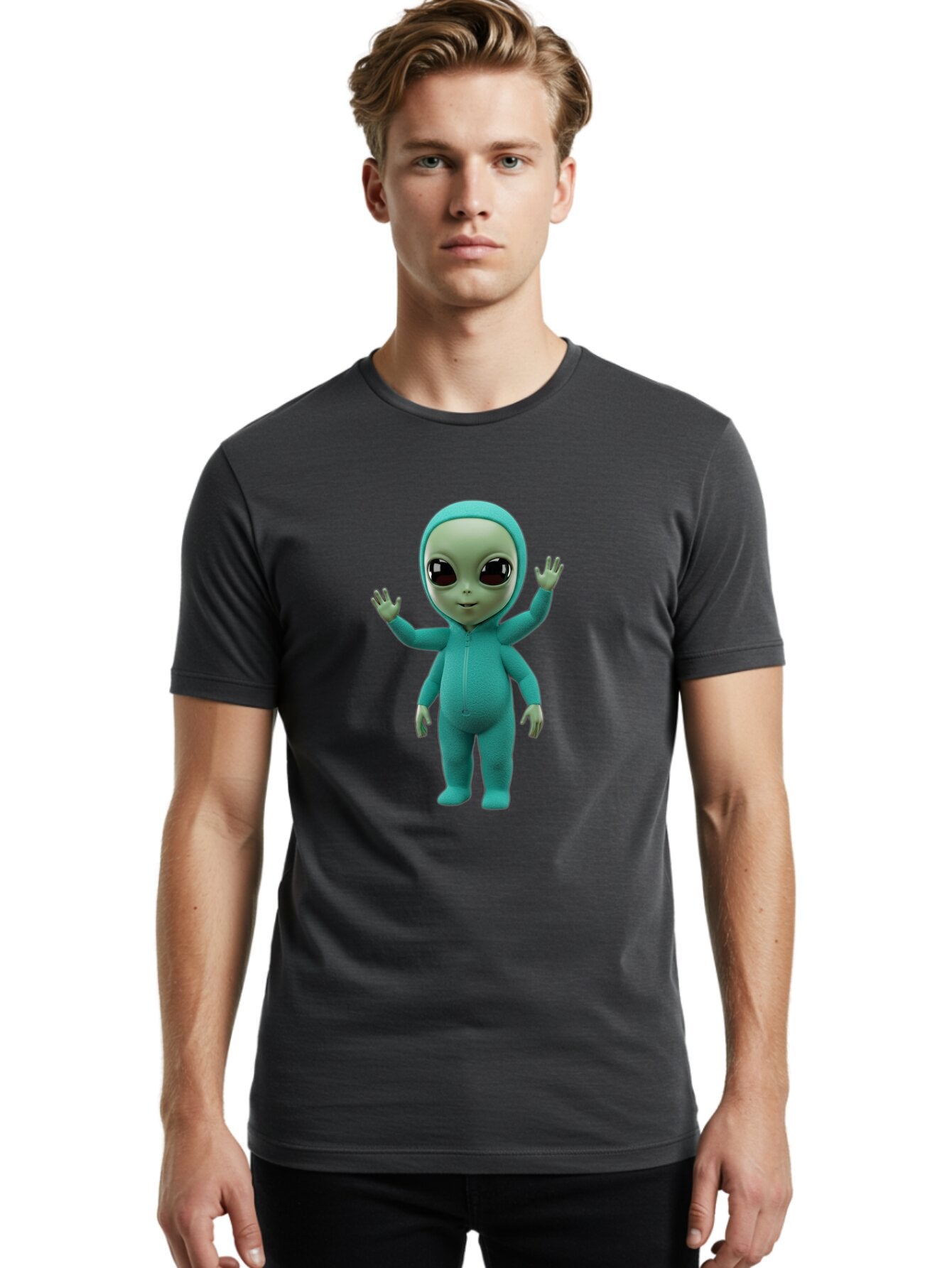 Alien-Baby-4 Men'S Graphic Tee, 100% Cotton, Comfortable Casual Summer Wear, Machine Washable, Vintage Camera, Old Camera, Antique Camera, Black Camera, Classic Photography, Photography Equipment, Nostalgic Device, Film Camera, Camera Art Bap043 18