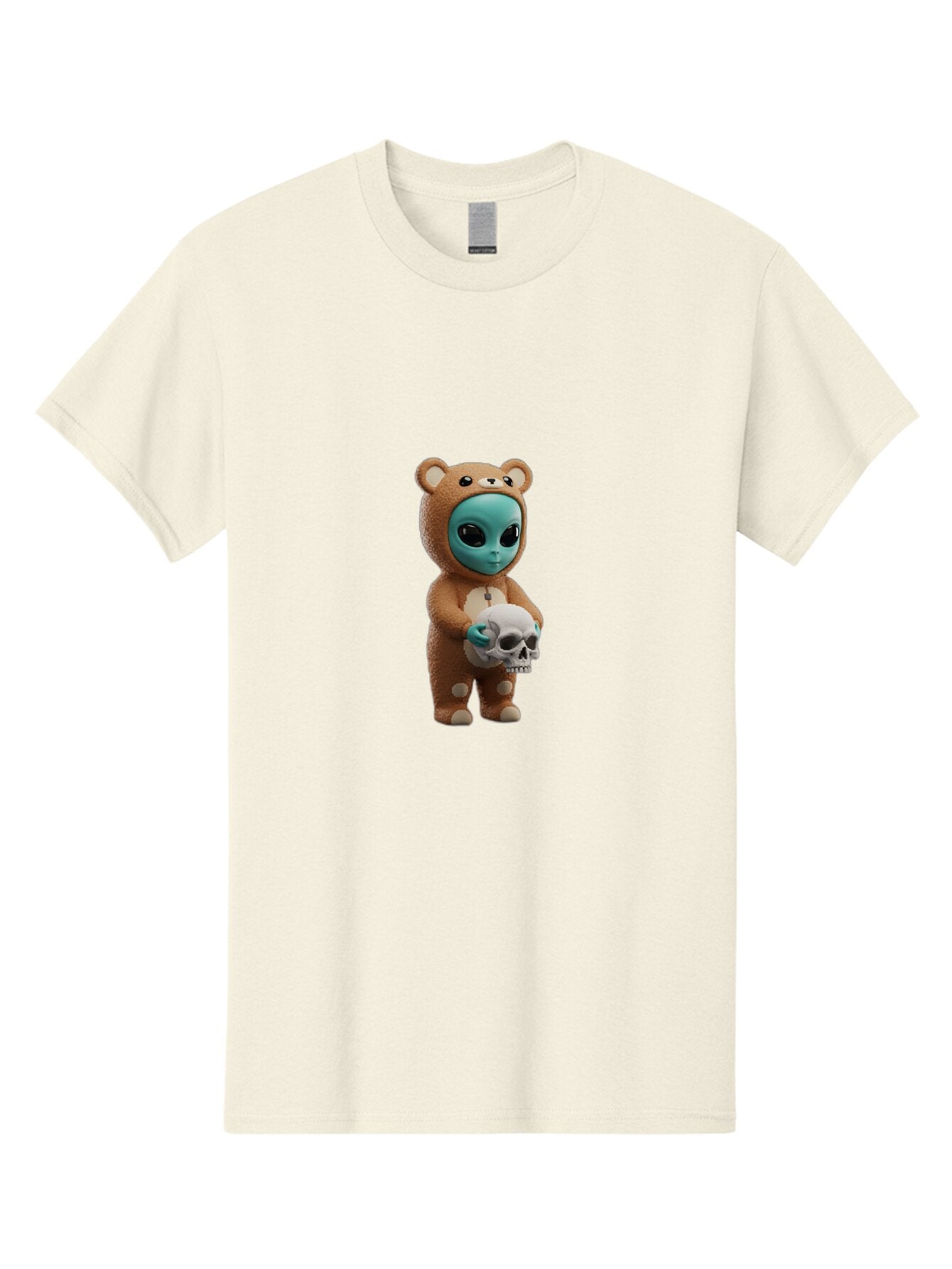 Alien-Bear-1 Men'S Graphic Tee, 100% Cotton, Comfortable Casual Summer Wear, Machine Washable, Vintage Camera, Old Camera, Antique Camera, Black Camera, Classic Photography, Photography Equipment, Nostalgic Device, Film Camera, Camera Art Bap051