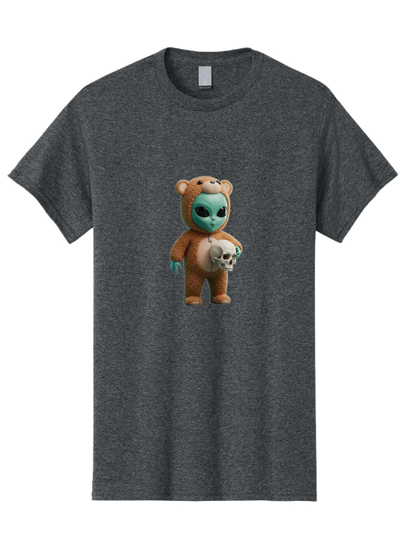 Alien-Bear-2 Men'S Graphic Tee, 100% Cotton, Comfortable Casual Summer Wear, Machine Washable, Vintage Camera, Old Camera, Antique Camera, Black Camera, Classic Photography, Photography Equipment, Nostalgic Device, Film Camera, Camera Art Bap052 4