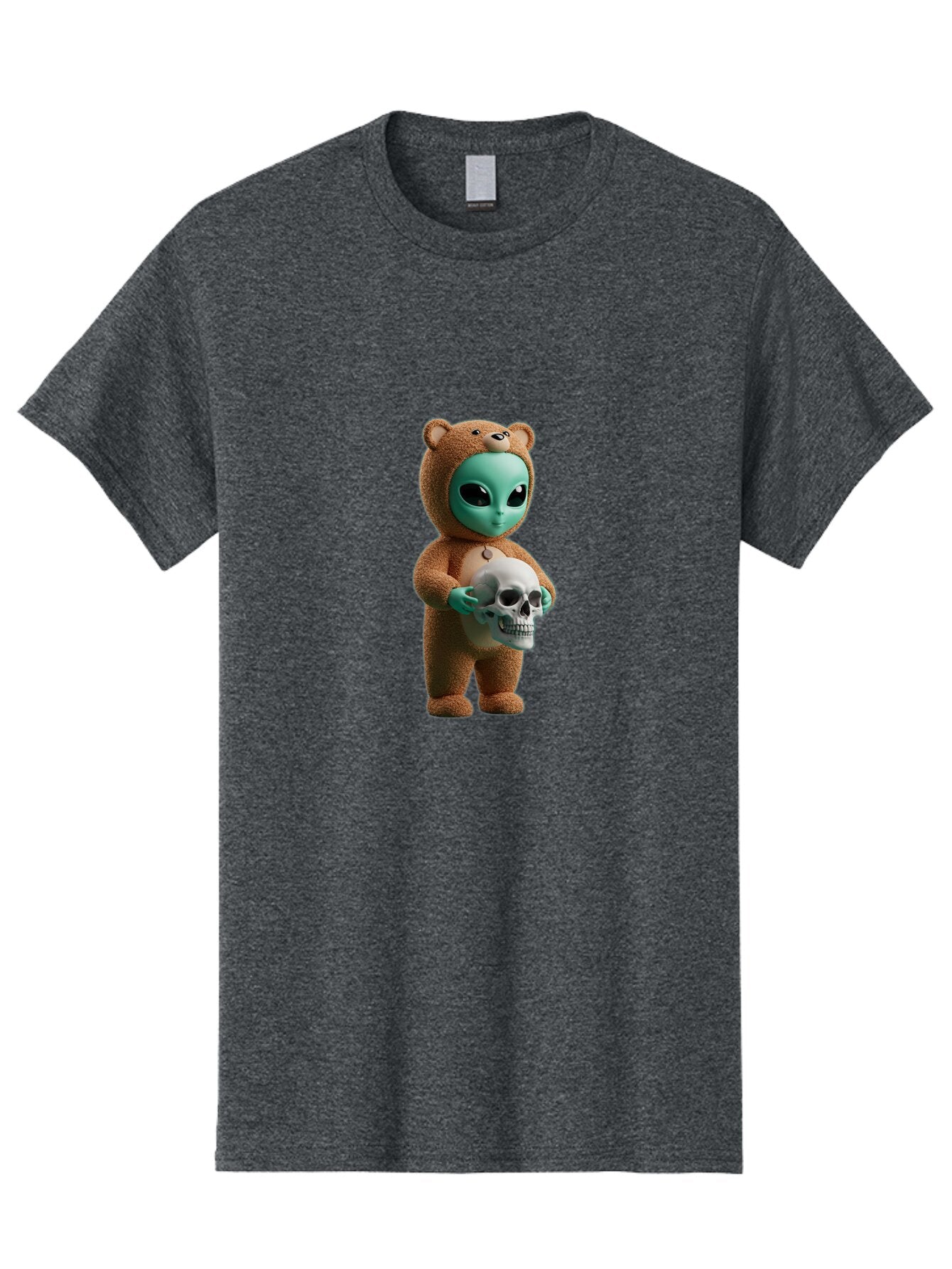Alien-In-Teddy-Bear-Costume Men'S Graphic Tee, 100% Cotton, Comfortable Casual Summer Wear, Machine Washable, Vintage Camera, Old Camera, Antique Camera, Black Camera, Classic Photography, Photography Equipment, Nostalgic Device, Film Camera, Bap059 13