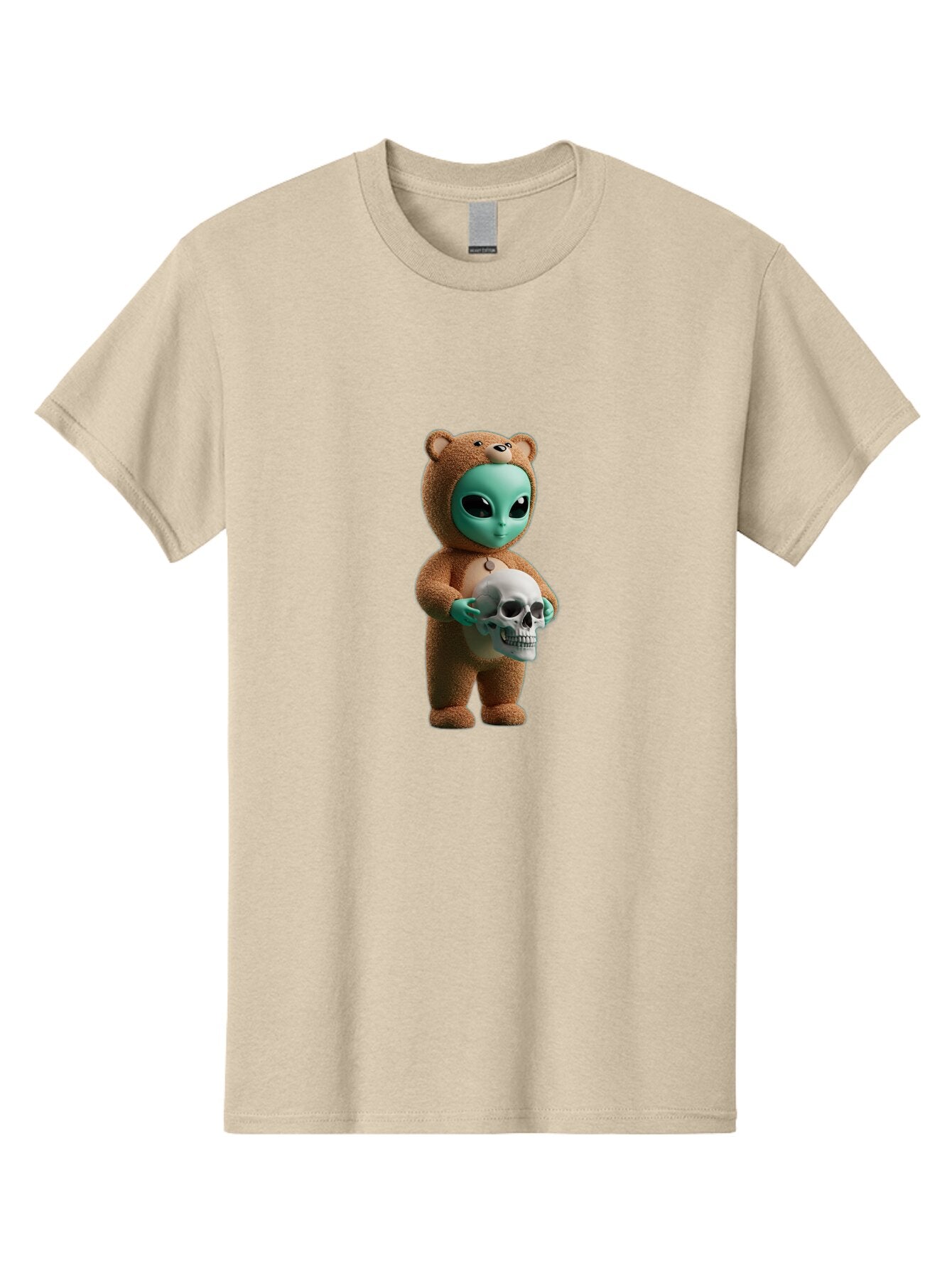 Alien-In-Teddy-Bear-Costume Men'S Graphic Tee, 100% Cotton, Comfortable Casual Summer Wear, Machine Washable, Vintage Camera, Old Camera, Antique Camera, Black Camera, Classic Photography, Photography Equipment, Nostalgic Device, Film Camera, Bap059 11