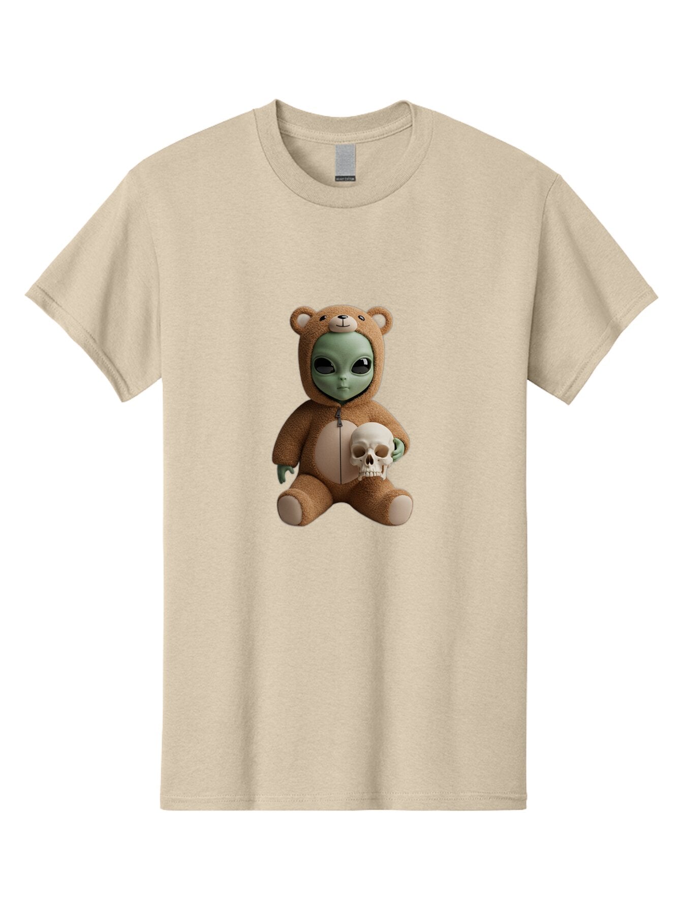 Alien-With-Skull Men'S Graphic Tee, 100% Cotton, Comfortable Casual Summer Wear, Machine Washable, Vintage Camera, Old Camera, Antique Camera, Black Camera, Classic Photography, Photography Equipment, Nostalgic Device, Film Camera, Camera Art Bap063 3