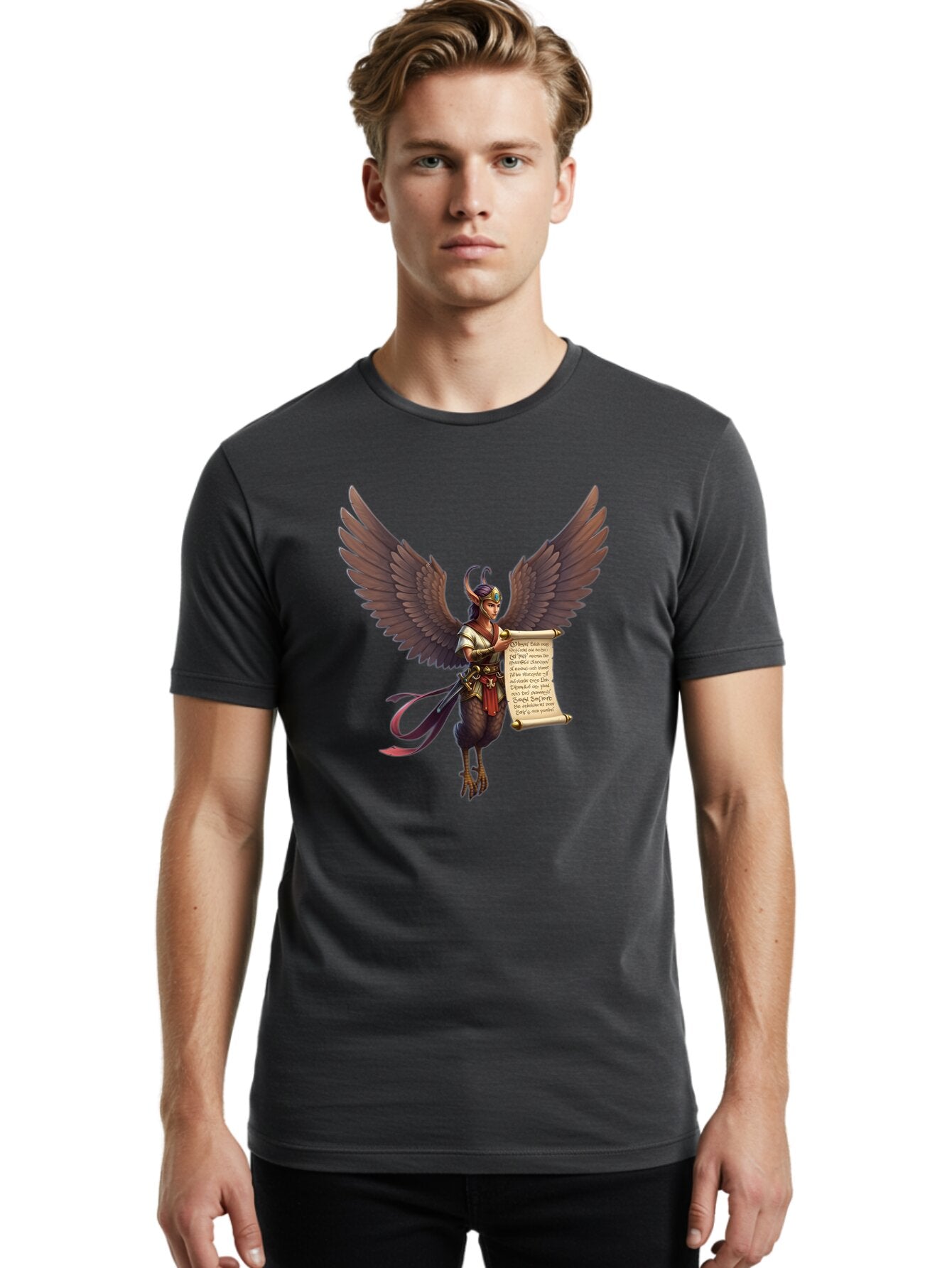 Angel-With-Scroll Men'S Graphic Tee, 100% Cotton, Comfortable Casual Summer Wear, Machine Washable, Vintage Camera, Old Camera, Antique Camera, Black Camera, Classic Photography, Photography Equipment, Nostalgic Device, Film Camera, Camera Art Bap065 23