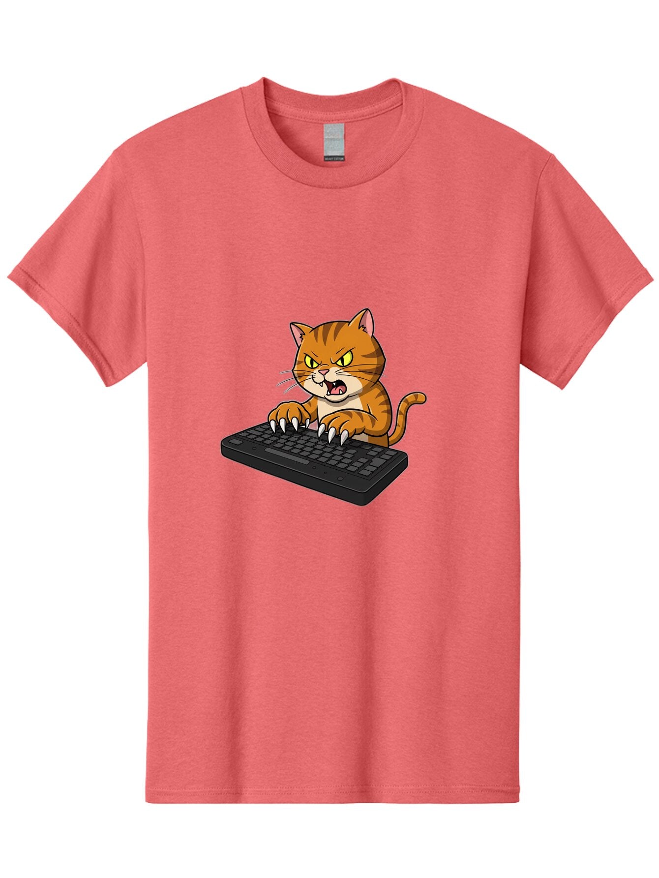 Angry-Cat-Typing Men'S Graphic Tee, 100% Cotton, Comfortable Casual Summer Wear, Machine Washable, Vintage Camera, Old Camera, Antique Camera, Black Camera, Classic Photography, Photography Equipment, Nostalgic Device, Film Camera, Camera Art Bap068 3