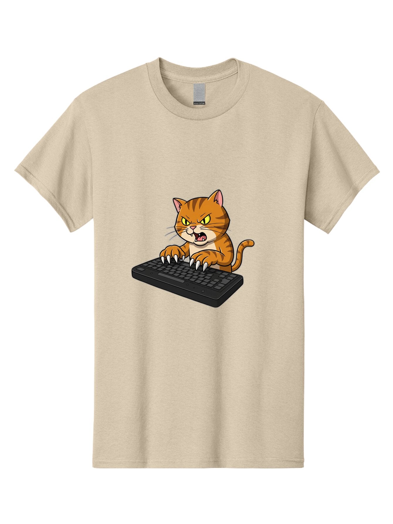 Angry-Cat-Typing Men'S Graphic Tee, 100% Cotton, Comfortable Casual Summer Wear, Machine Washable, Vintage Camera, Old Camera, Antique Camera, Black Camera, Classic Photography, Photography Equipment, Nostalgic Device, Film Camera, Camera Art Bap068