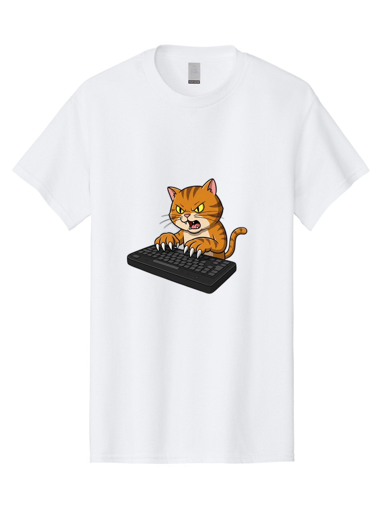 Angry-Cat-Typing Men'S Graphic Tee, 100% Cotton, Comfortable Casual Summer Wear, Machine Washable, Vintage Camera, Old Camera, Antique Camera, Black Camera, Classic Photography, Photography Equipment, Nostalgic Device, Film Camera, Camera Art Bap068 5