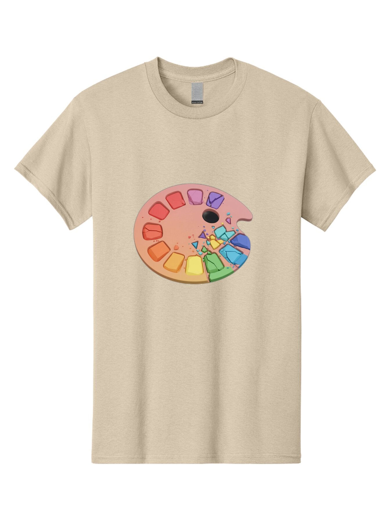 Artist-Palette-2 Men'S Graphic Tee, 100% Cotton, Comfortable Casual Summer Wear, Machine Washable, Vintage Camera, Old Camera, Antique Camera, Black Camera, Classic Photography, Photography Equipment, Nostalgic Device, Film Camera, Camera Art Bap080 3