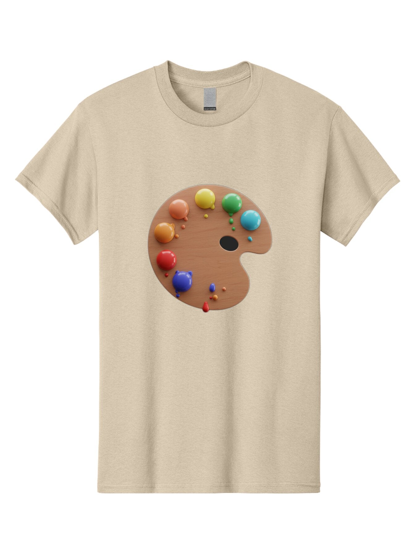 Artist-S-Palette-1 Men'S Graphic Tee, 100% Cotton, Comfortable Casual Summer Wear, Machine Washable, Vintage Camera, Old Camera, Antique Camera, Black Camera, Classic Photography, Photography Equipment, Nostalgic Device, Film Camera, Bap083 12