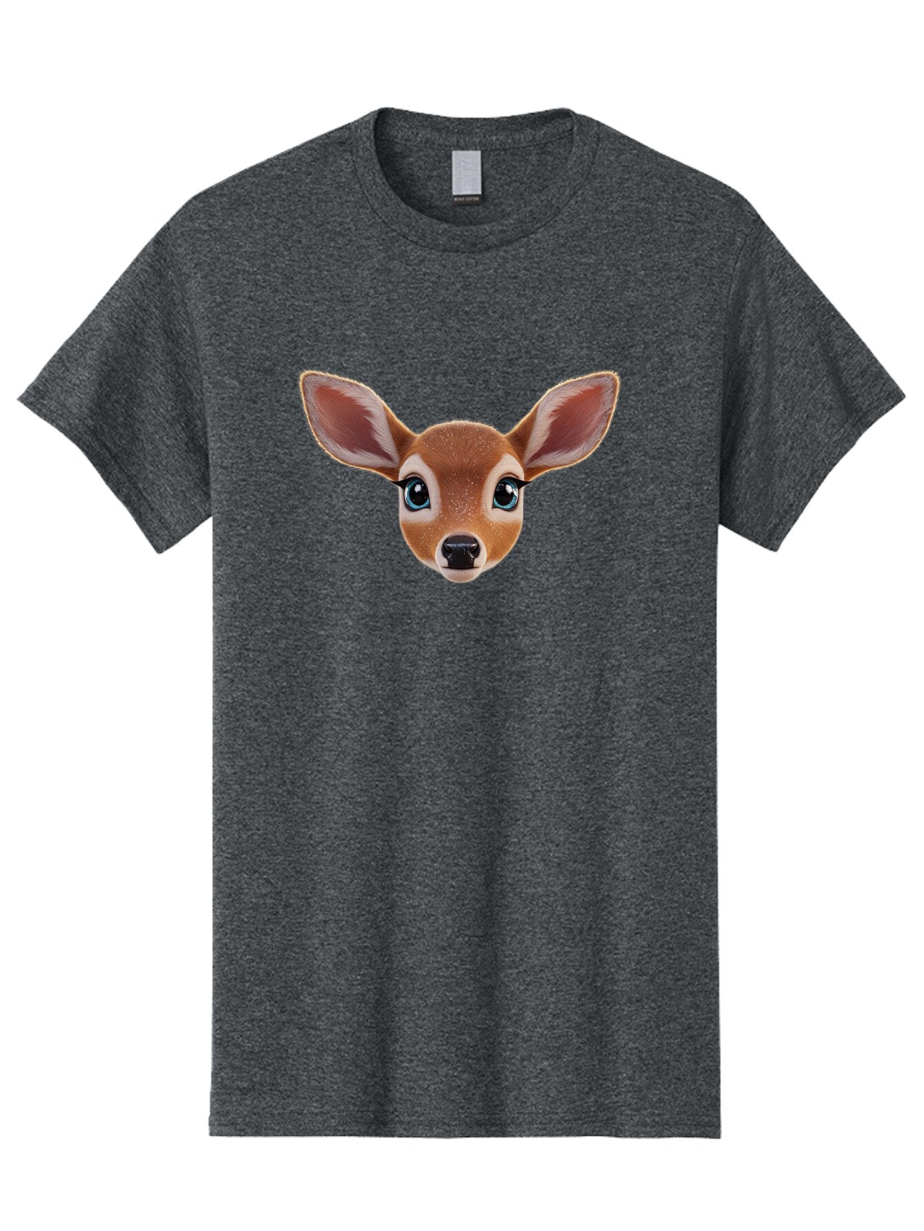 Bambi-Head-1 Men'S Graphic Tee, 100% Cotton, Comfortable Casual Summer Wear, Machine Washable, Vintage Camera, Old Camera, Antique Camera, Black Camera, Classic Photography, Photography Equipment, Nostalgic Device, Film Camera, Camera Art Bap105