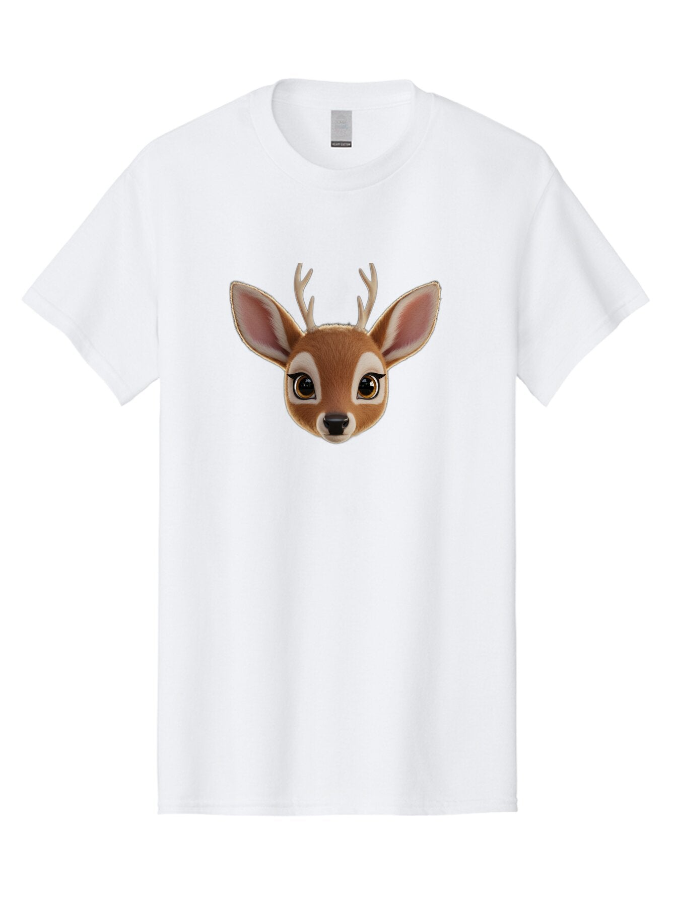 Bambi-Head Men'S Graphic Tee, 100% Cotton, Comfortable Casual Summer Wear, Machine Washable, Vintage Camera, Old Camera, Antique Camera, Black Camera, Classic Photography, Photography Equipment, Nostalgic Device, Film Camera, Camera Art Bap106