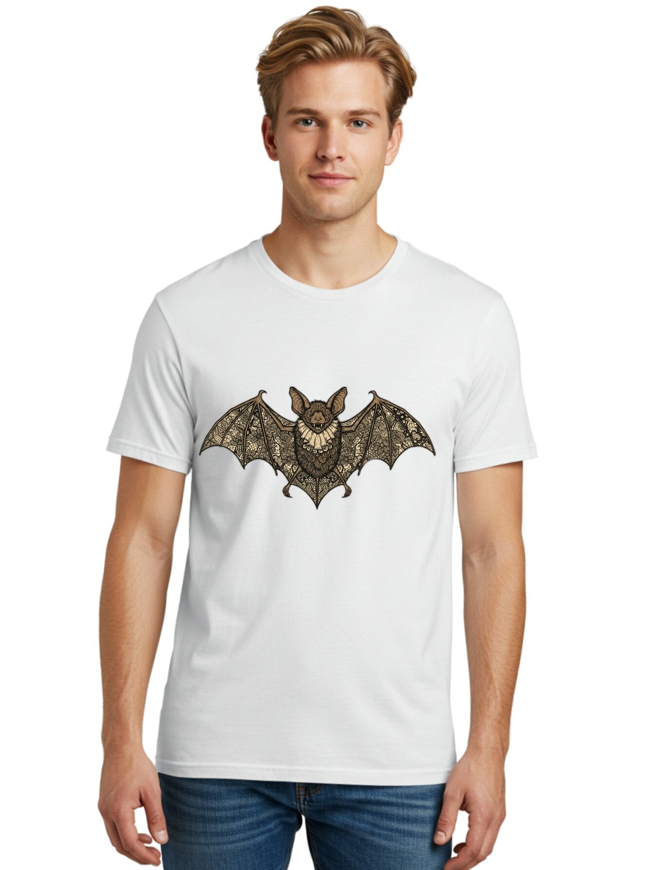 Bat-With-Lace-Collar Men'S Graphic Tee, 100% Cotton, Comfortable Casual Summer Wear, Machine Washable, Vintage Camera, Old Camera, Antique Camera, Black Camera, Classic Photography, Photography Equipment, Nostalgic Device, Film Camera, Bap123 17