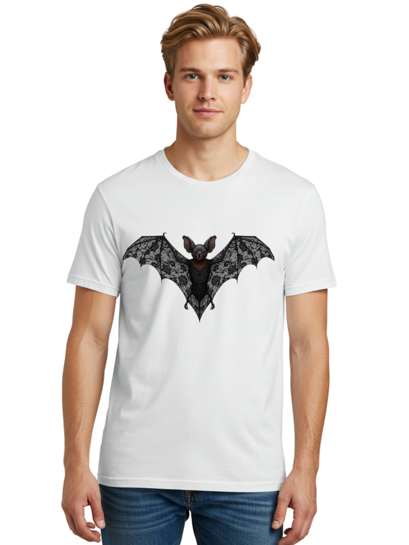Bat-With-Skulls Men'S Graphic Tee, 100% Cotton, Comfortable Casual Summer Wear, Machine Washable, Vintage Camera, Old Camera, Antique Camera, Black Camera, Classic Photography, Photography Equipment, Nostalgic Device, Film Camera, Camera Art Bap124 23