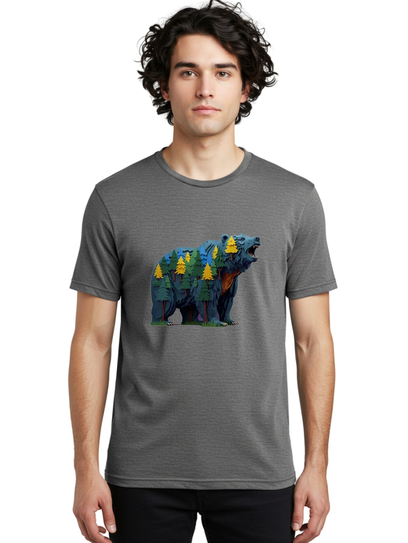 Bear-With-Trees Men'S Graphic Tee, 100% Cotton, Comfortable Casual Summer Wear, Machine Washable, Vintage Camera, Old Camera, Antique Camera, Black Camera, Classic Photography, Photography Equipment, Nostalgic Device, Film Camera, Camera Art Bap127 19