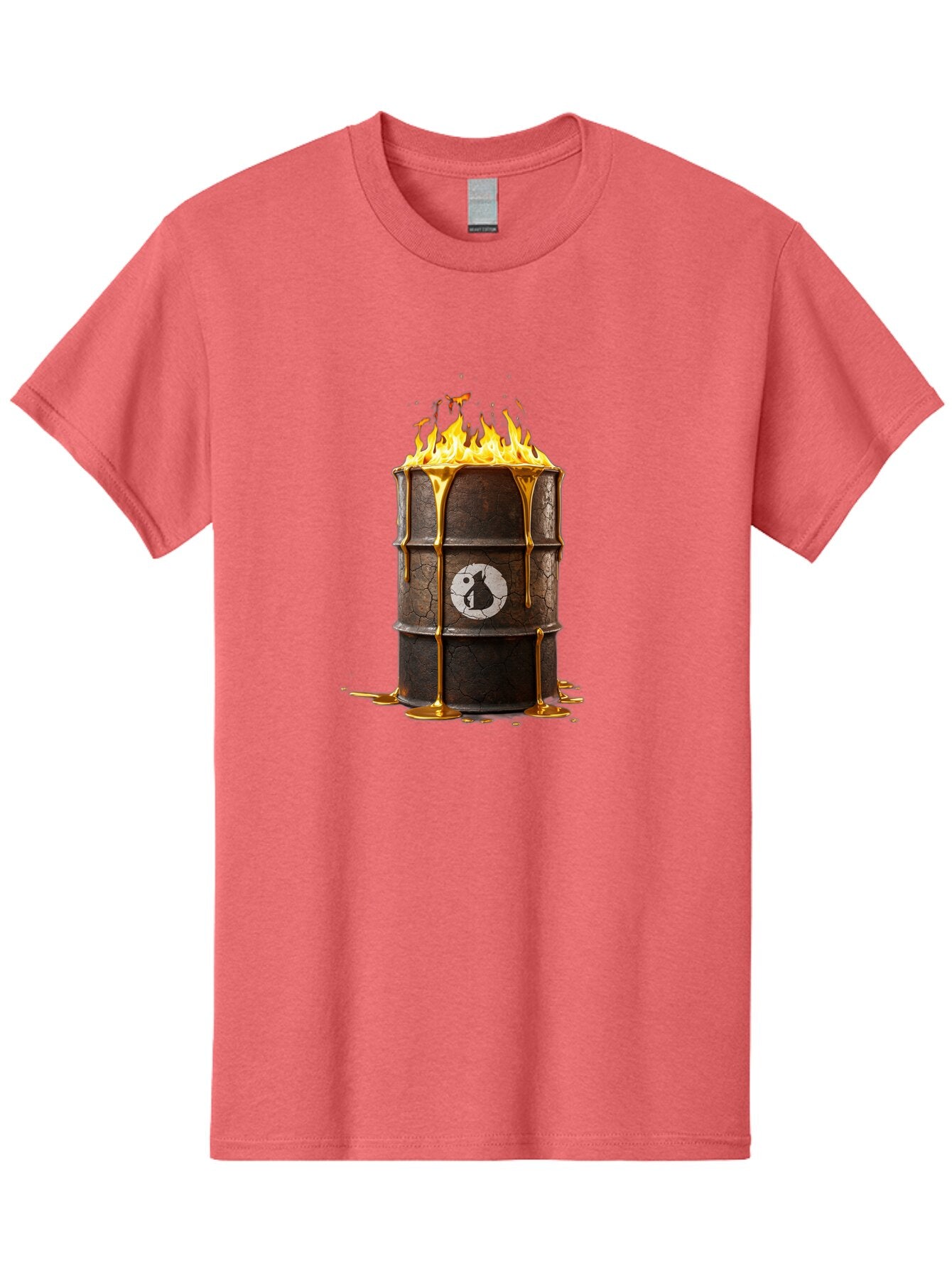 Biohazard-Barrel Men'S Graphic Tee, 100% Cotton, Comfortable Casual Summer Wear, Machine Washable, Vintage Camera, Old Camera, Antique Camera, Black Camera, Classic Photography, Photography Equipment, Nostalgic Device, Film Camera, Camera Art Bap128 5