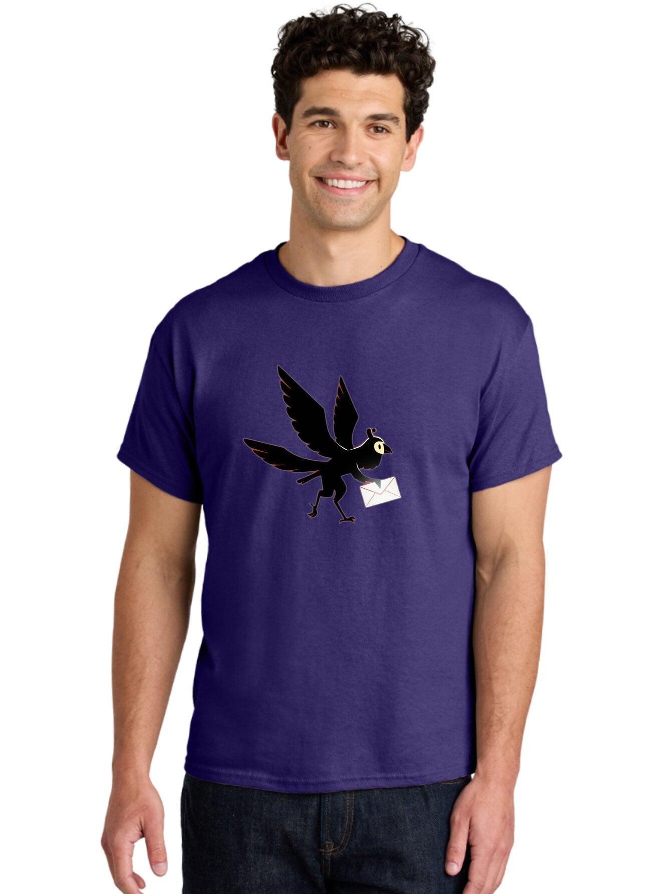 Bird-Delivering-Letter Men'S Graphic Tee, 100% Cotton, Comfortable Casual Summer Wear, Machine Washable, Vintage Camera, Old Camera, Antique Camera, Black Camera, Classic Photography, Photography Equipment, Nostalgic Device, Film Camera, Bap130 29