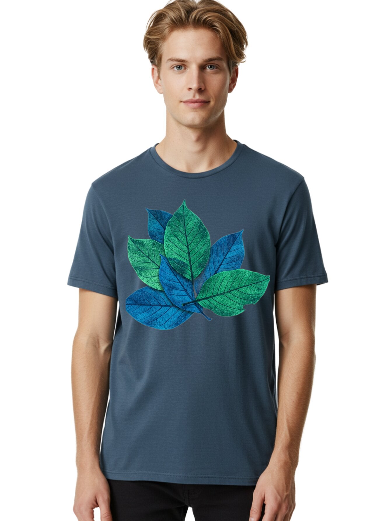 Blue-Leaves Men'S Graphic Tee, 100% Cotton, Comfortable Casual Summer Wear, Machine Washable, Vintage Camera, Old Camera, Antique Camera, Black Camera, Classic Photography, Photography Equipment, Nostalgic Device, Film Camera, Camera Art Bap140 20