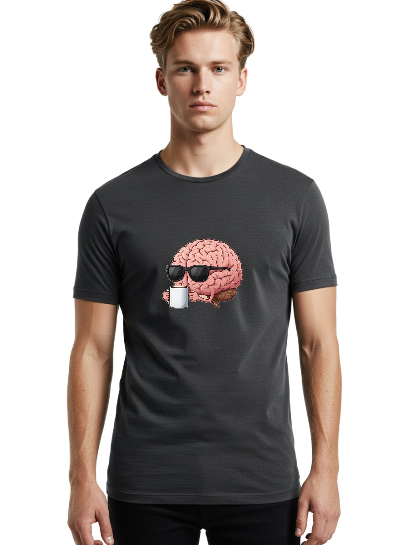 Brain-Character Men'S Graphic Tee, 100% Cotton, Comfortable Casual Summer Wear, Machine Washable, Vintage Camera, Old Camera, Antique Camera, Black Camera, Classic Photography, Photography Equipment, Nostalgic Device, Film Camera, Camera Art Bap147 18