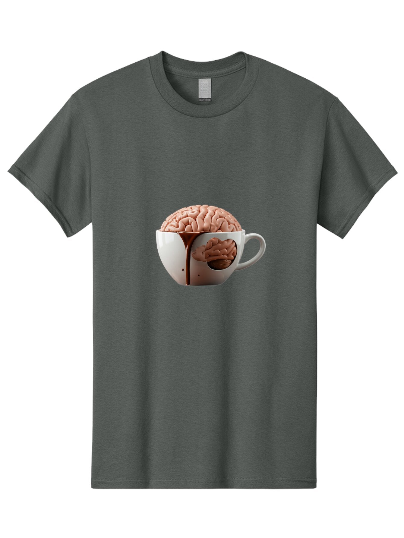 Brain-In-Coffee-Cup Men'S Graphic Tee, 100% Cotton, Comfortable Casual Summer Wear, Machine Washable, Vintage Camera, Old Camera, Antique Camera, Black Camera, Classic Photography, Photography Equipment, Nostalgic Device, Film Camera, Bap148