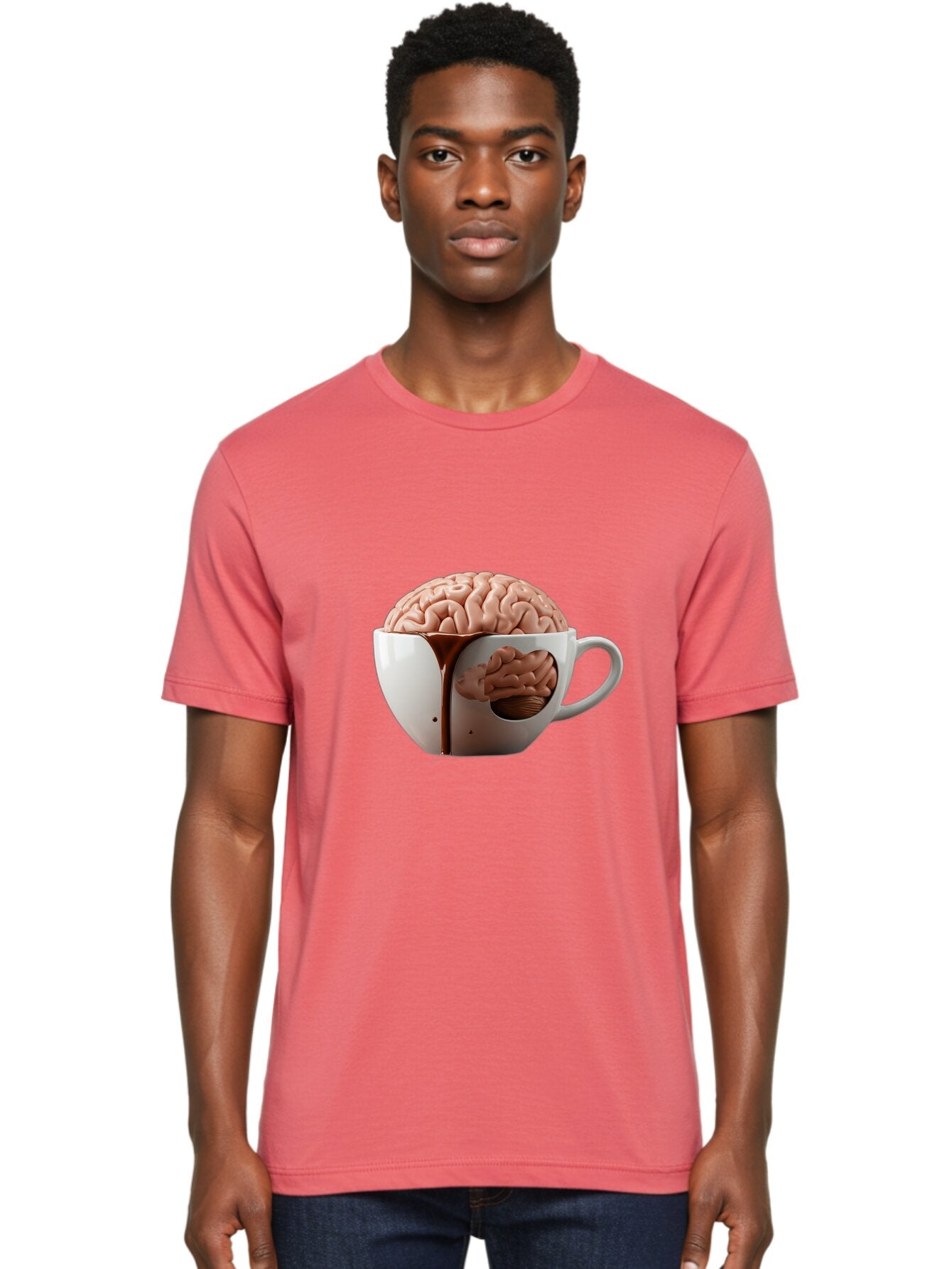 Brain-In-Coffee-Cup Men'S Graphic Tee, 100% Cotton, Comfortable Casual Summer Wear, Machine Washable, Vintage Camera, Old Camera, Antique Camera, Black Camera, Classic Photography, Photography Equipment, Nostalgic Device, Film Camera, Bap148 25