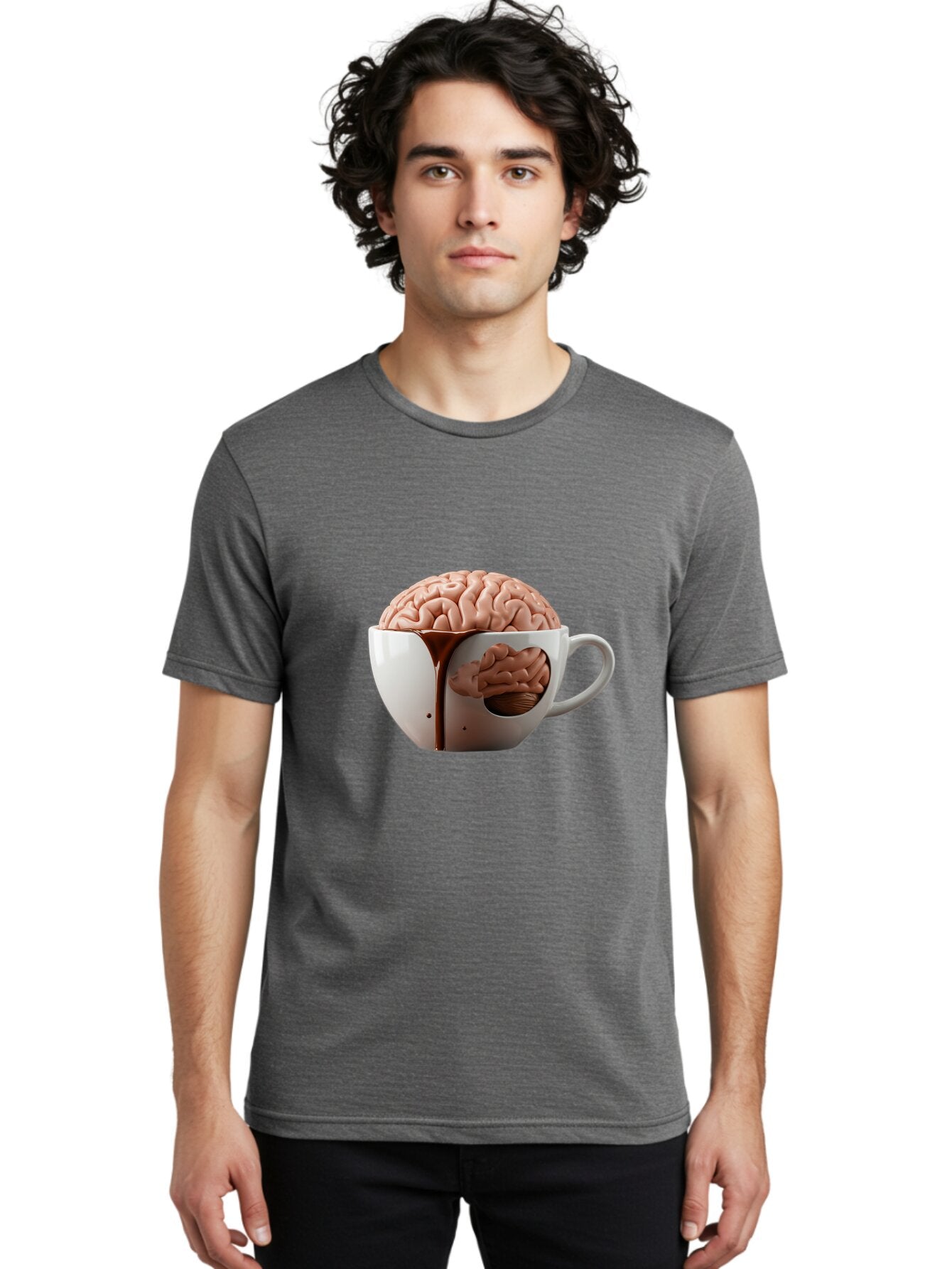 Brain-In-Coffee-Cup Men'S Graphic Tee, 100% Cotton, Comfortable Casual Summer Wear, Machine Washable, Vintage Camera, Old Camera, Antique Camera, Black Camera, Classic Photography, Photography Equipment, Nostalgic Device, Film Camera, Bap148 16