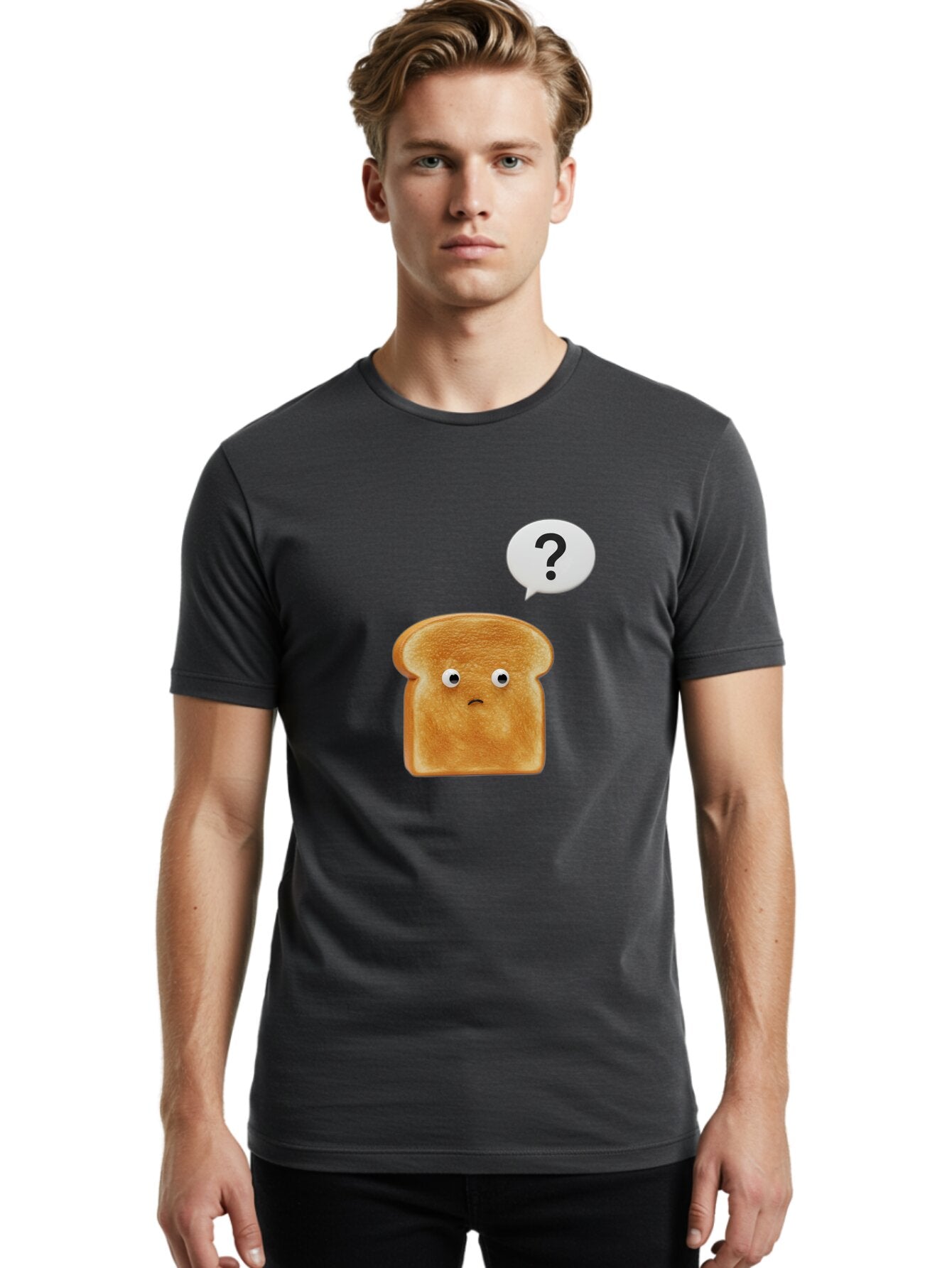 Bread-With-Question-Mark Men'S Graphic Tee, 100% Cotton, Comfortable Casual Summer Wear, Machine Washable, Vintage Camera, Old Camera, Antique Camera, Black Camera, Classic Photography, Photography Equipment, Nostalgic Device, Film Camera, Bap150 22