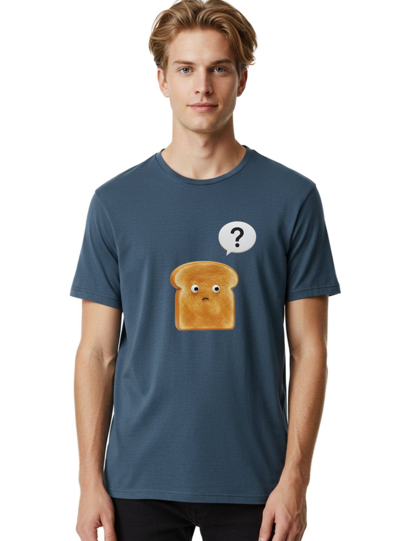 Bread-With-Question-Mark Men'S Graphic Tee, 100% Cotton, Comfortable Casual Summer Wear, Machine Washable, Vintage Camera, Old Camera, Antique Camera, Black Camera, Classic Photography, Photography Equipment, Nostalgic Device, Film Camera, Bap150 21