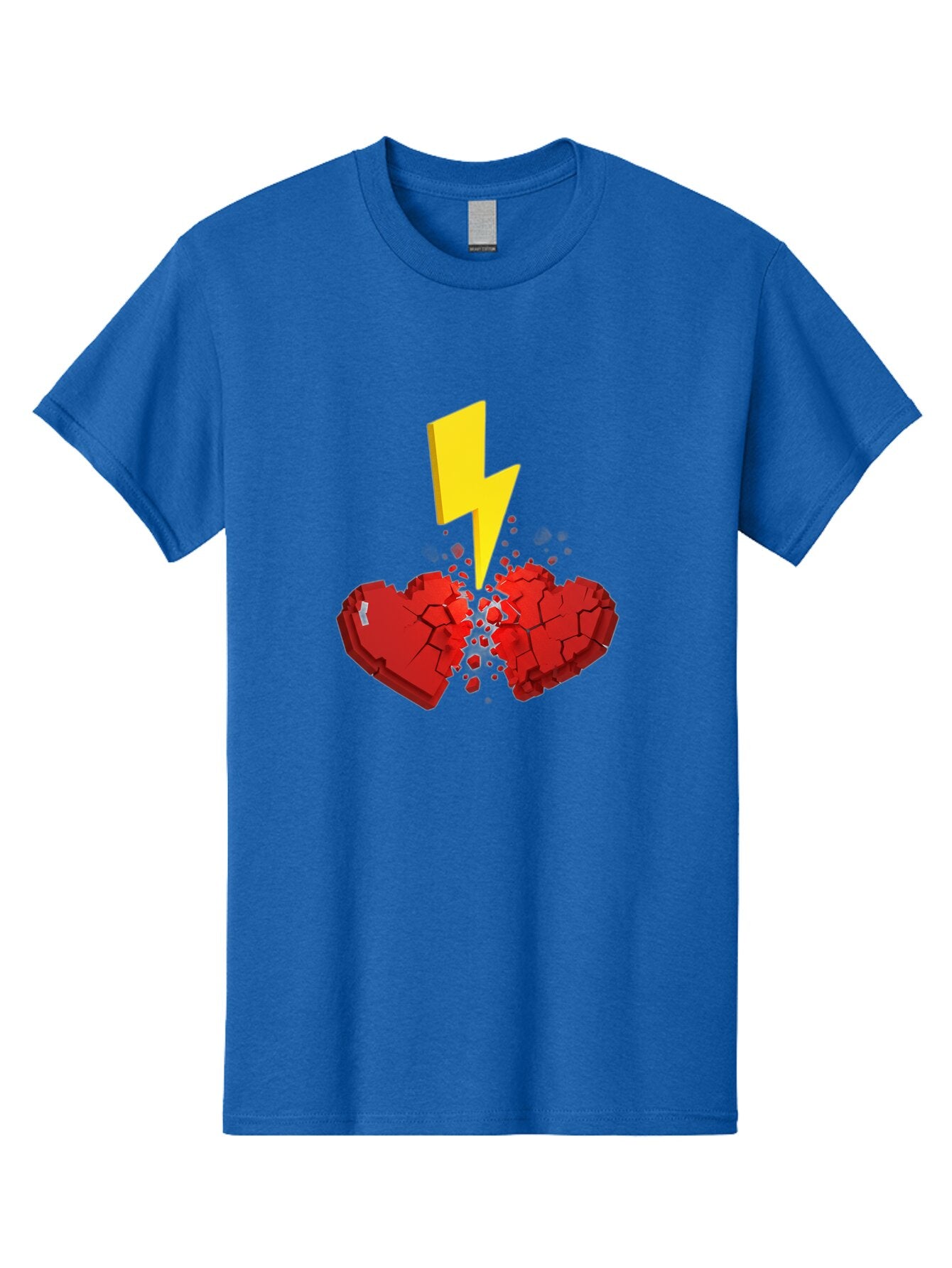 Broken-Heart-With-Lightning Men'S Graphic Tee, 100% Cotton, Comfortable Casual Summer Wear, Machine Washable, Vintage Camera, Old Camera, Antique Camera, Black Camera, Classic Photography, Photography Equipment, Nostalgic Device, Film Camera, Bap154